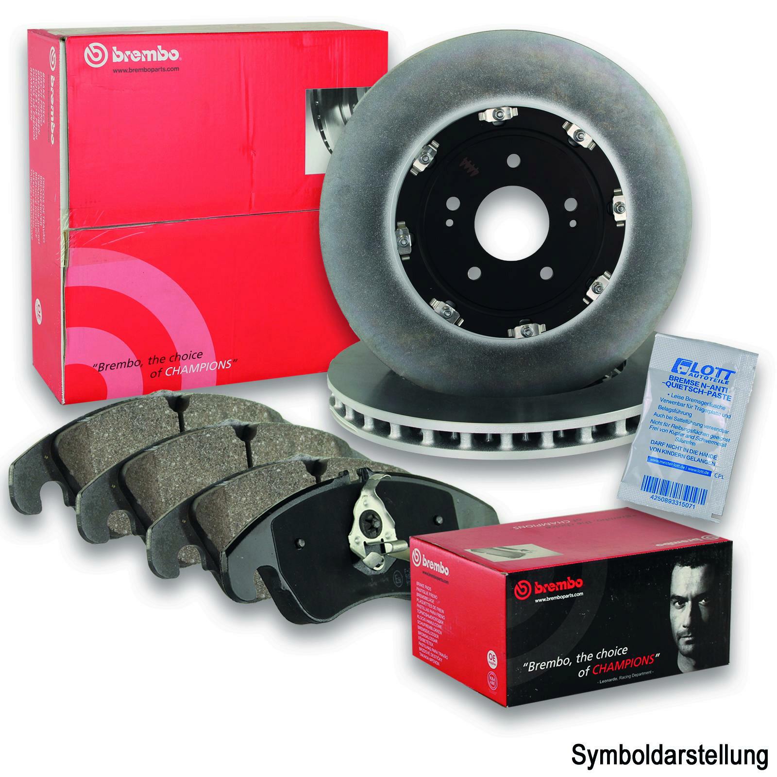 2x Brembo Bremsscheiben Ø308mm + Beläge Vorne passend für Ford Transit V362 V363