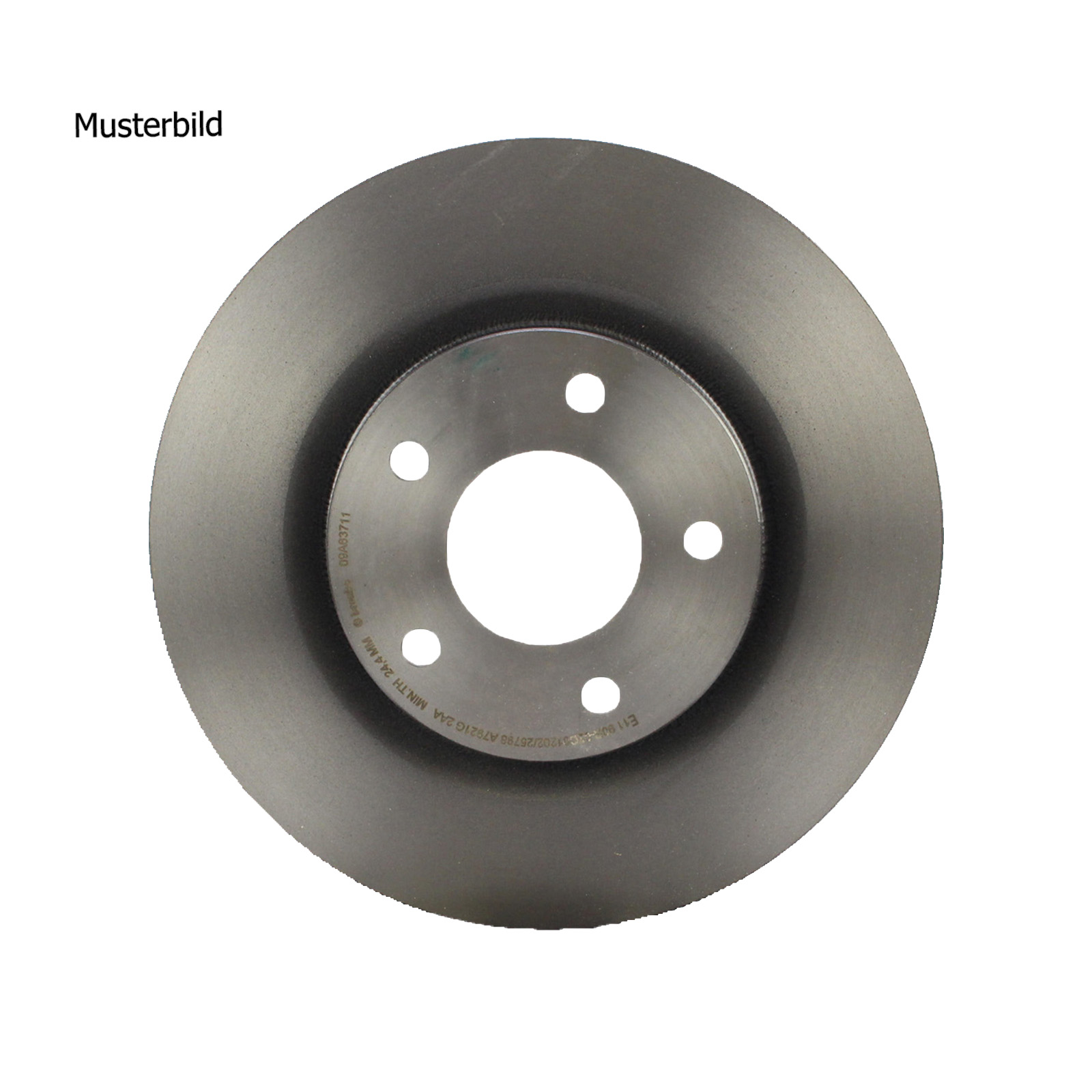 1x BREMBO Bremsscheibe TWO-PIECE DISCS LINE