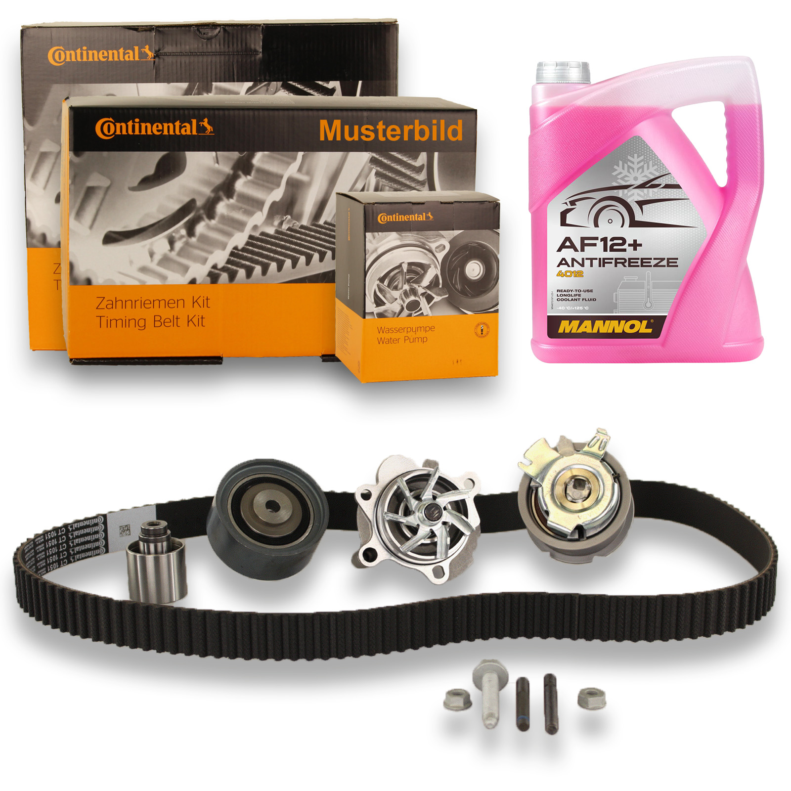 CONTI Zahnriemensatz + Wasserpumpe + Frostschutz passend für OPEL Omega ...