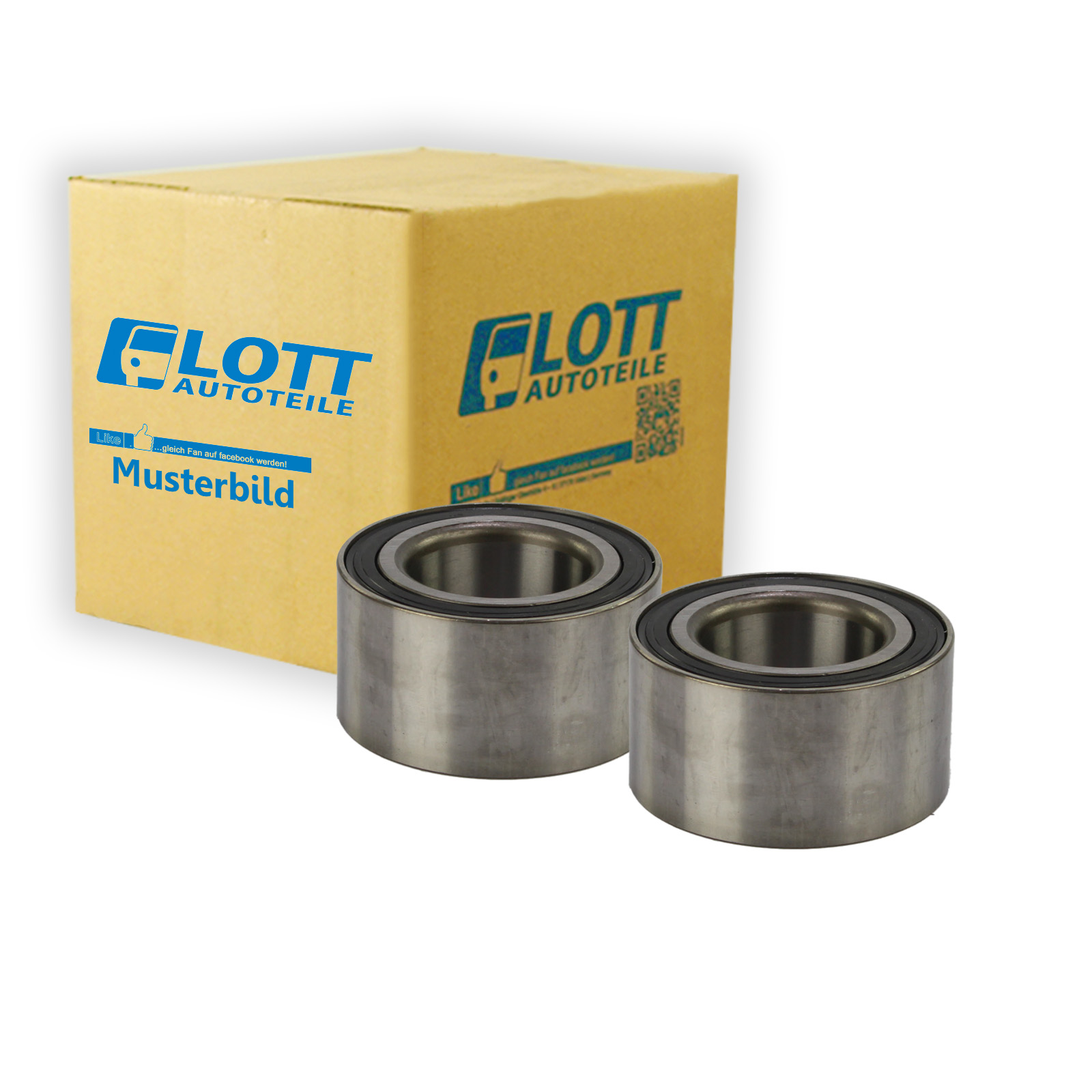 2x Radlagerset Radlager Satz Vorne passend f&uuml;r DACIA LOGAN MCV 2 TCe 90 (K8M1)