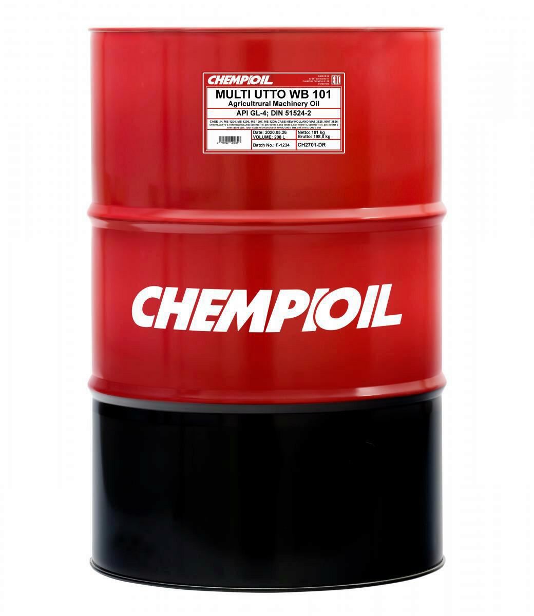208L Chempioil UTTO WB 101 Mehrzweck-Öl API GL-4