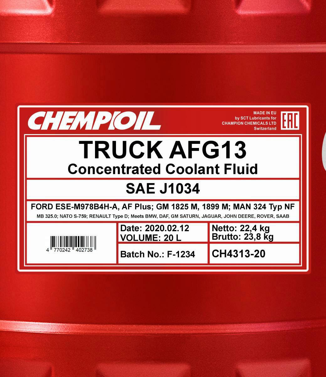 SCT - MANNOL Frostschutz CHEMPIOIL 4313 TRUCK AFG 13