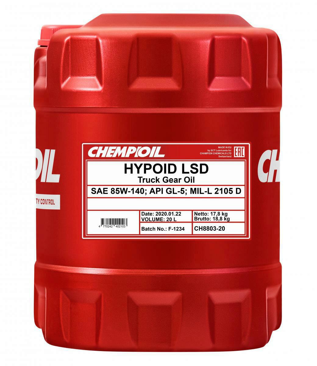 20L Chempioil Hypoid LSD 85W-140 GL-5 Getriebeöl