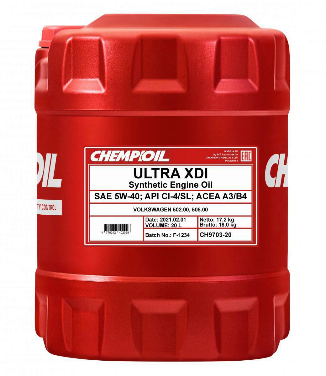 20L Chempioil Ultra XDI 5W-40 (metal)