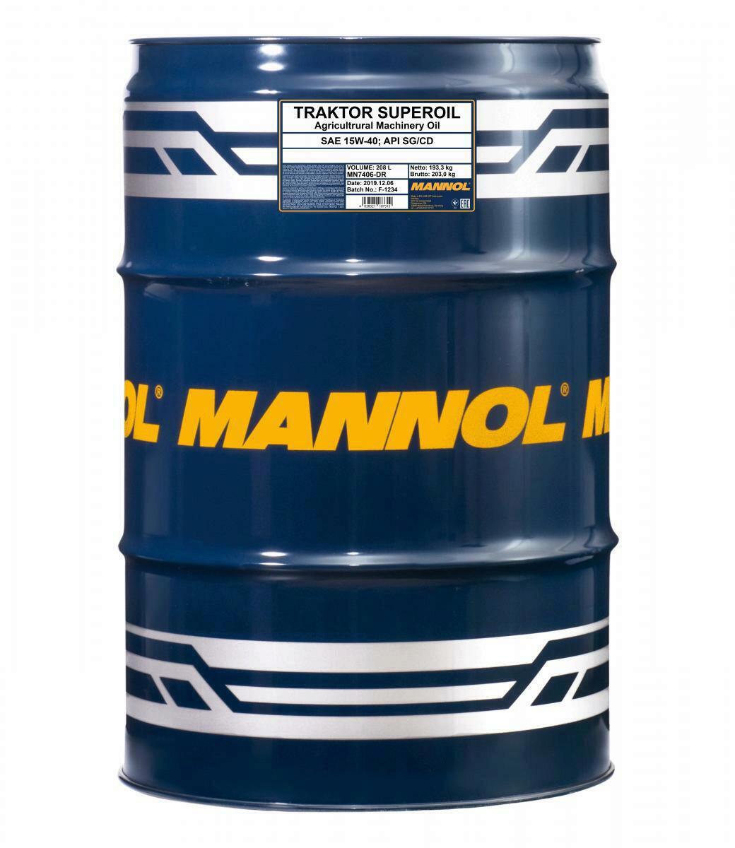 208L Mannol Traktor Superoil Motorenöl 15W-40