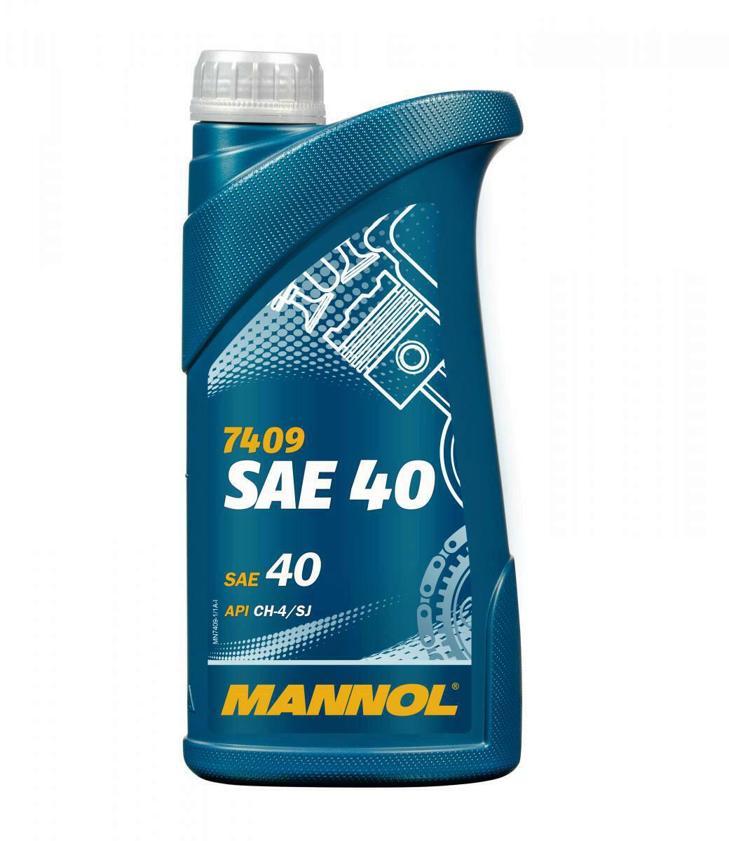 1L Mannol SAE 40 2x 1L MANNOL SAE 40 Motoröl API CH-4/SJ Einbereichs&oum...