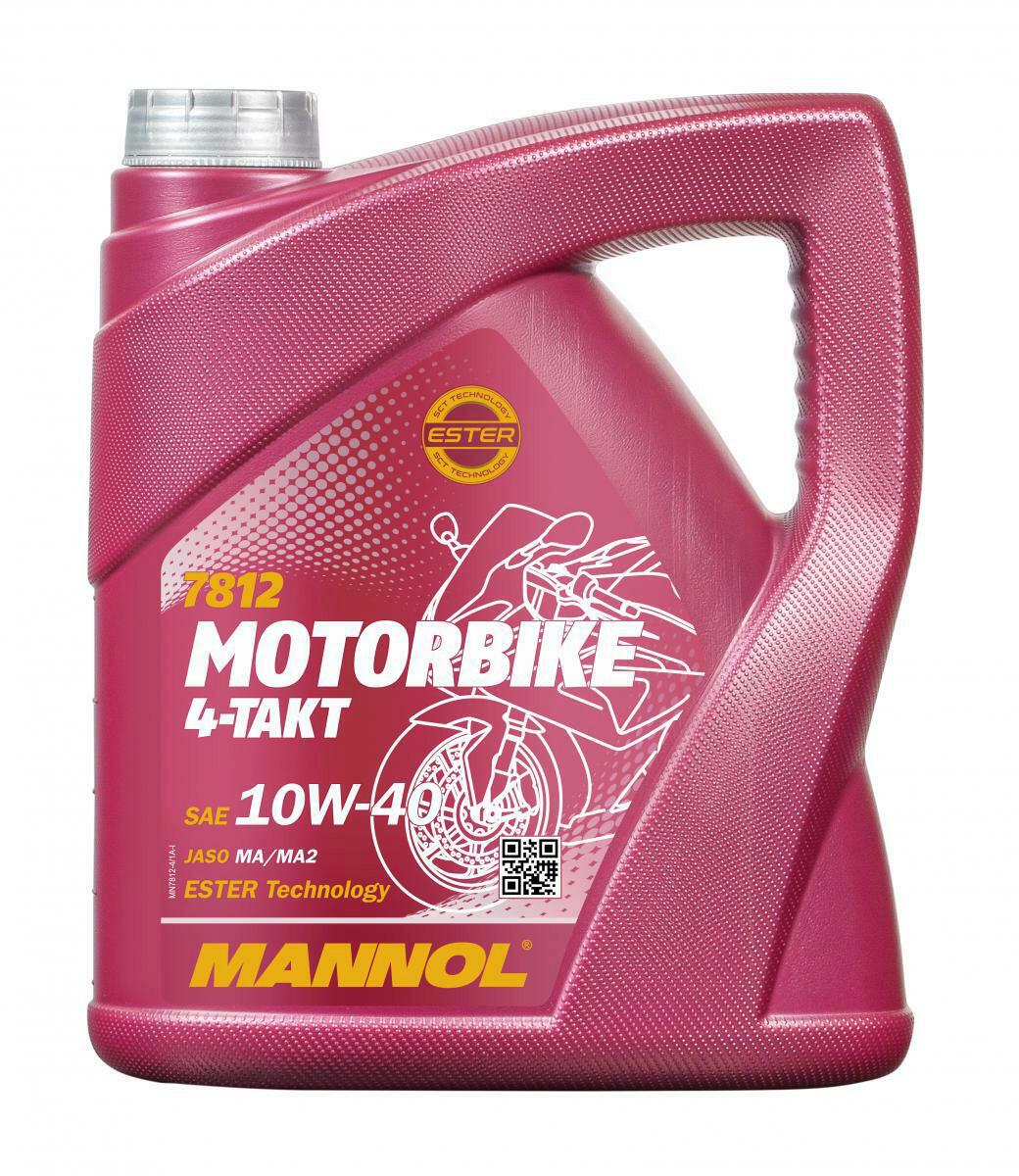 4L Mannol 4-Takt Motoröl Motorbike Motorrad Öl 10W-40