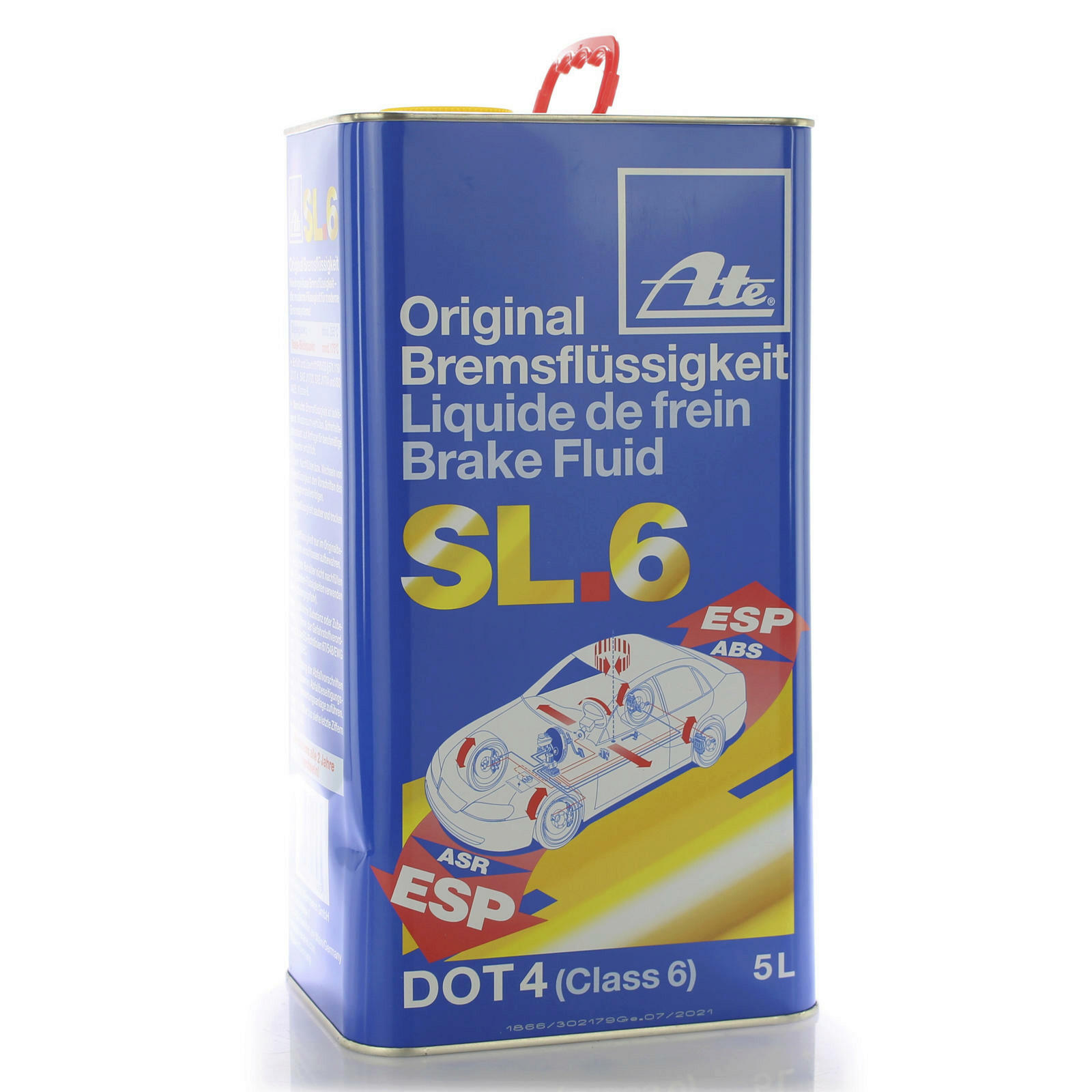 ATE Bremsflüssigkeit SL.6 DOT4 5 Liter