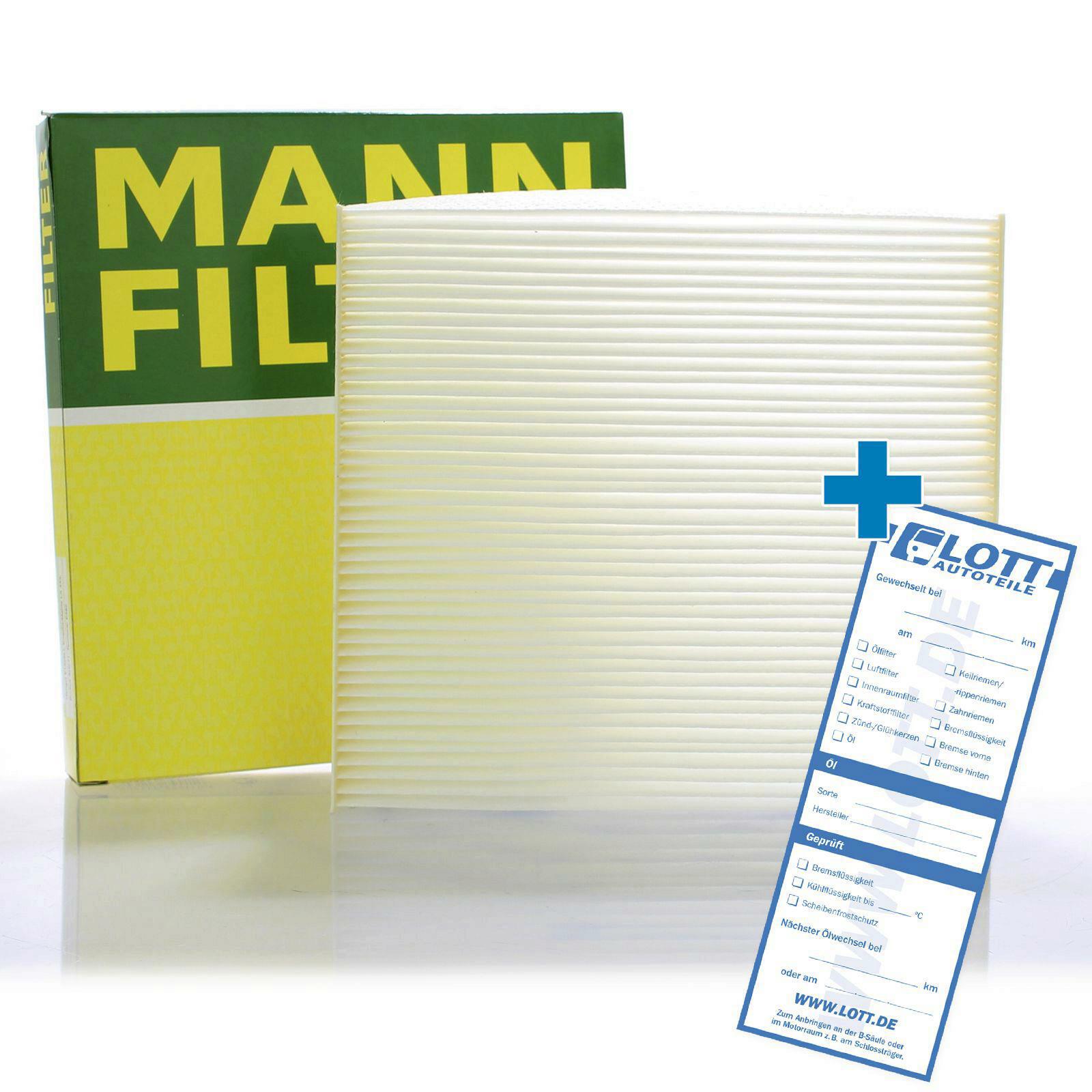 MANN-FILTER Filter, Innenraumluft