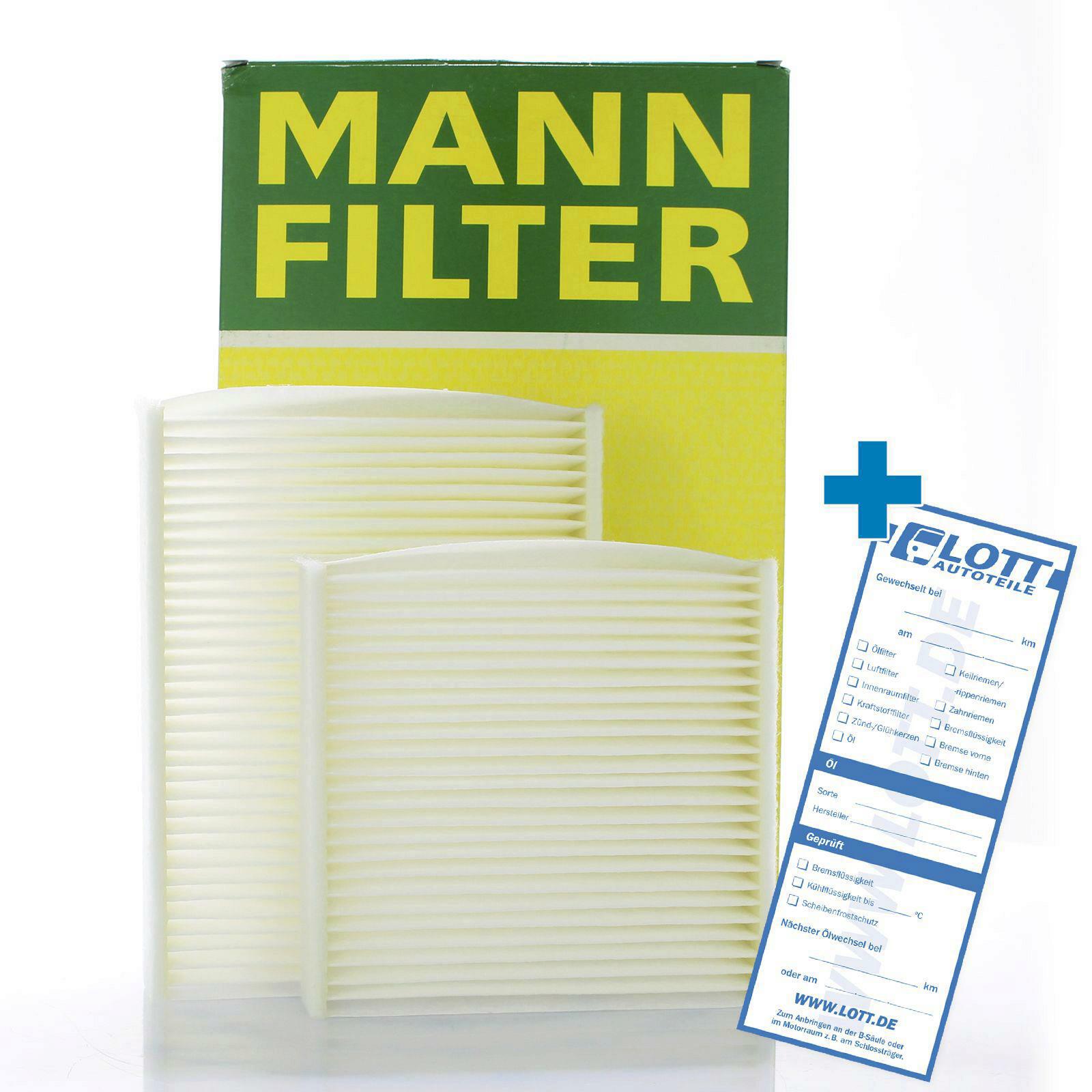 MANN-FILTER Innenraumfilter Filter Innenraumluft