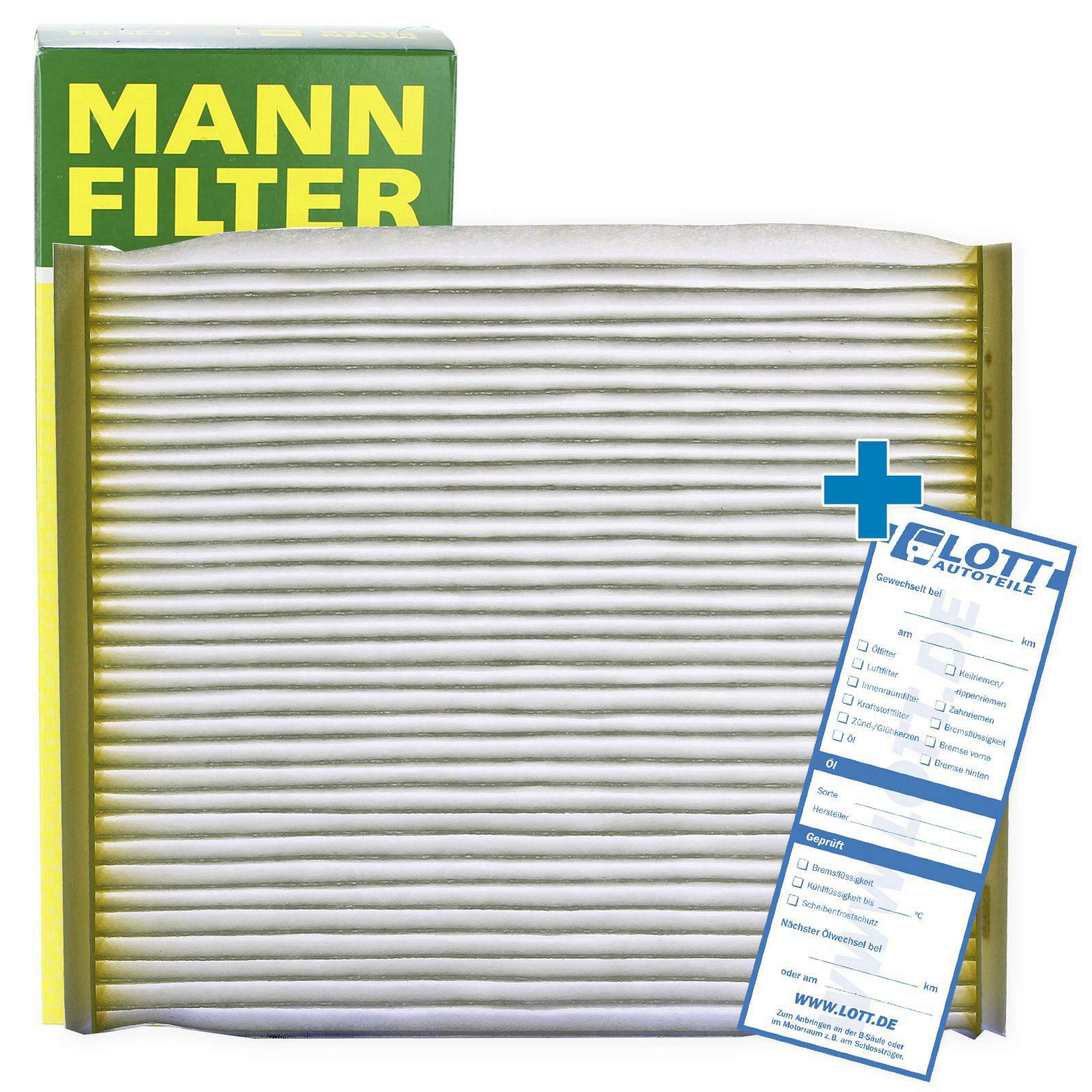 MANN-FILTER Filter, interior air