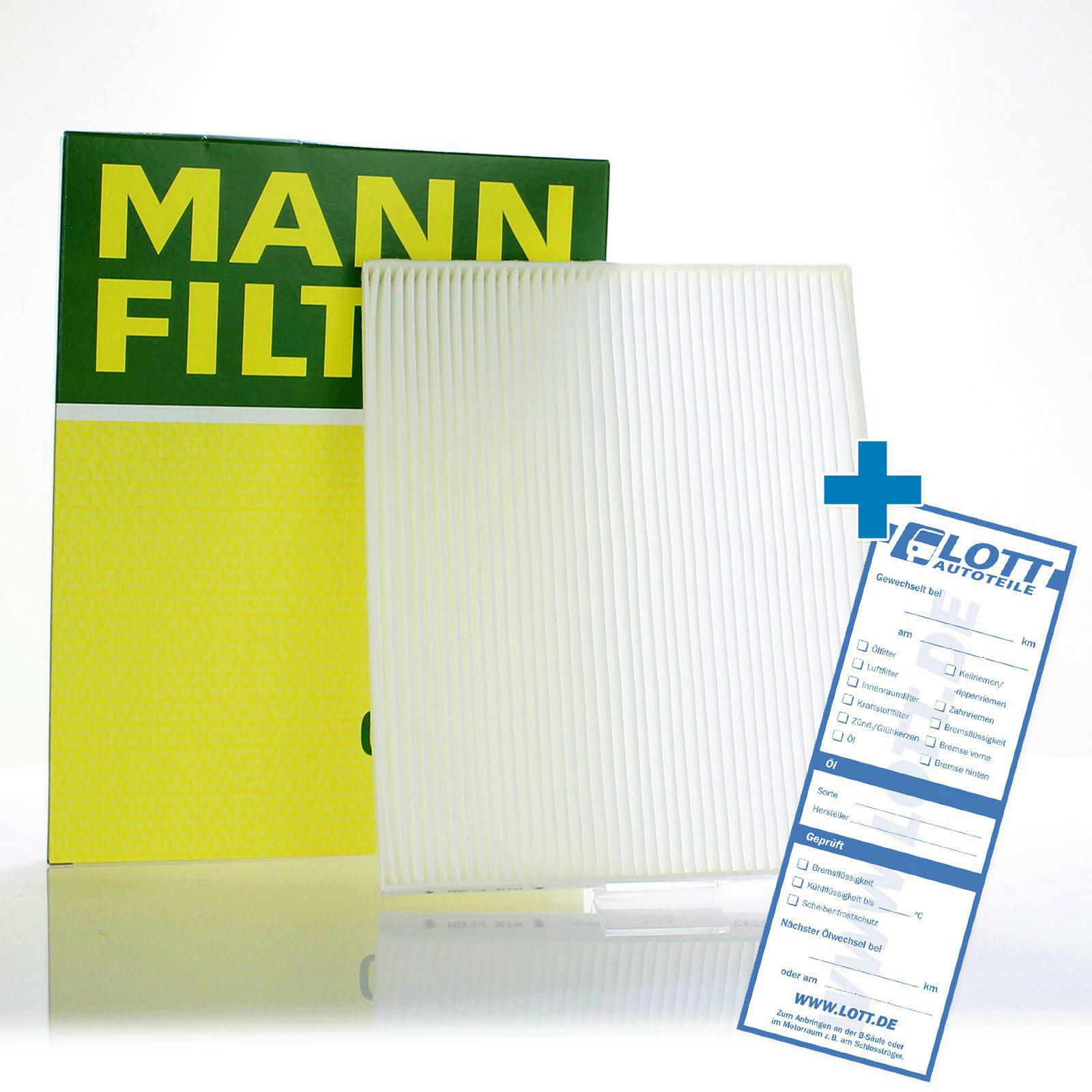 MANN-FILTER Filter, interior air