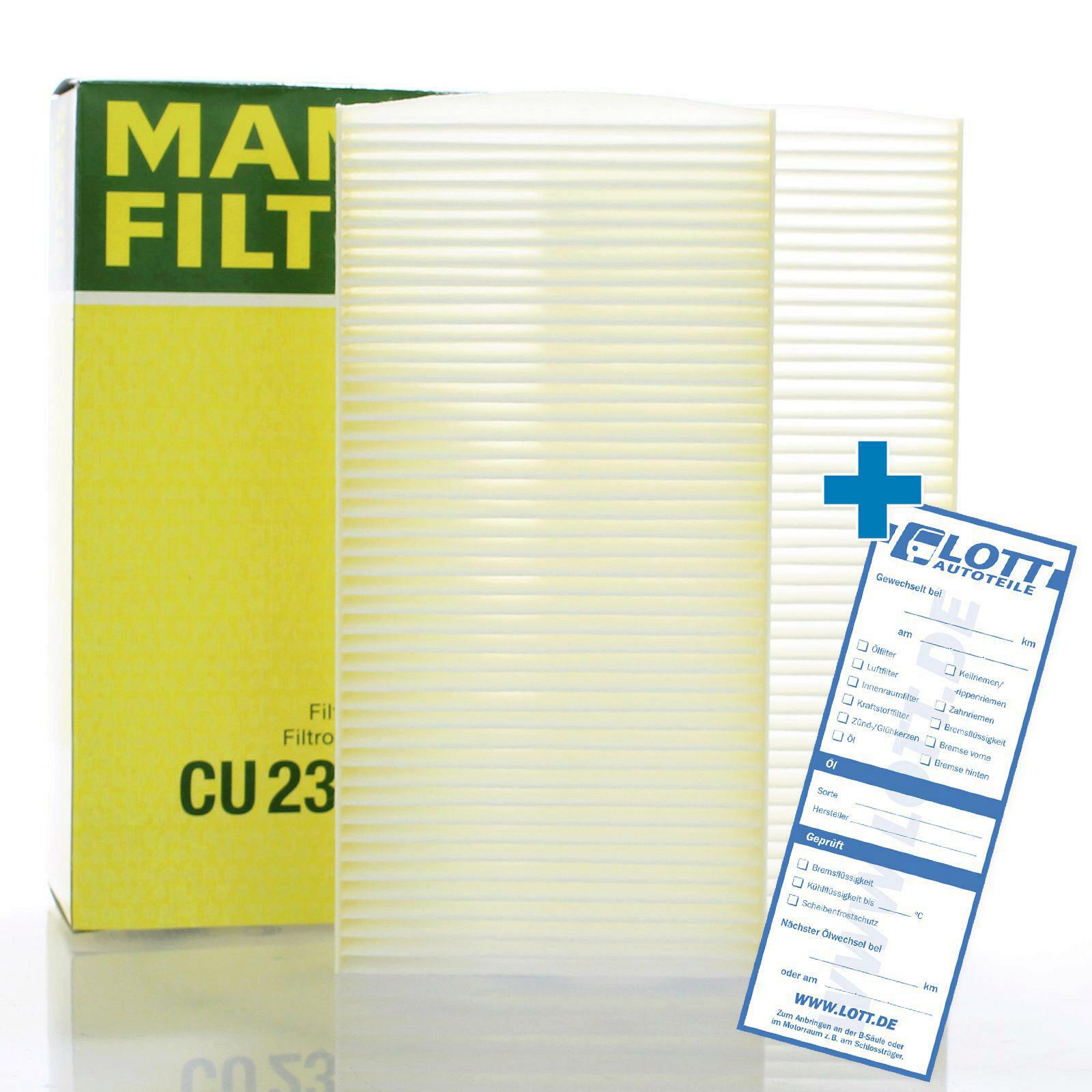 MANN-FILTER Filter, Innenraumluft