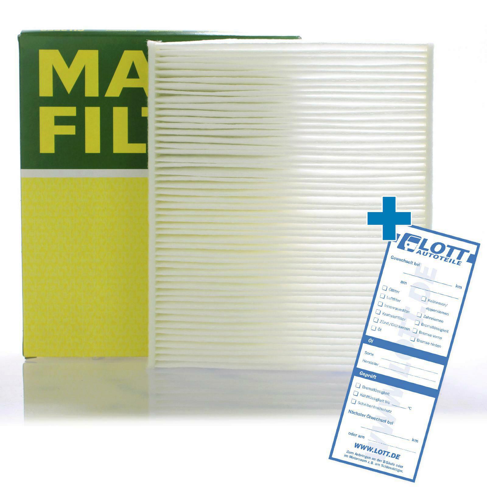 MANN-FILTER Filter, interior air