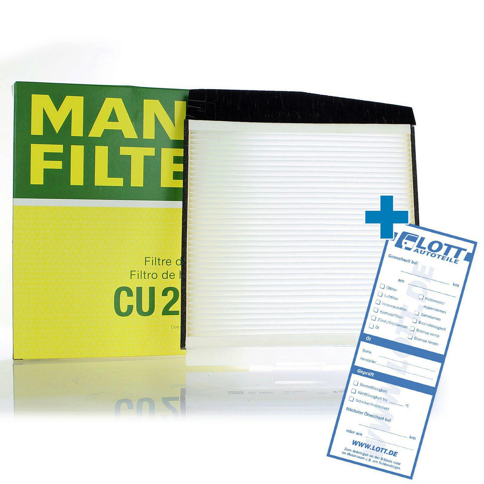 MANN-FILTER Filter, interior air