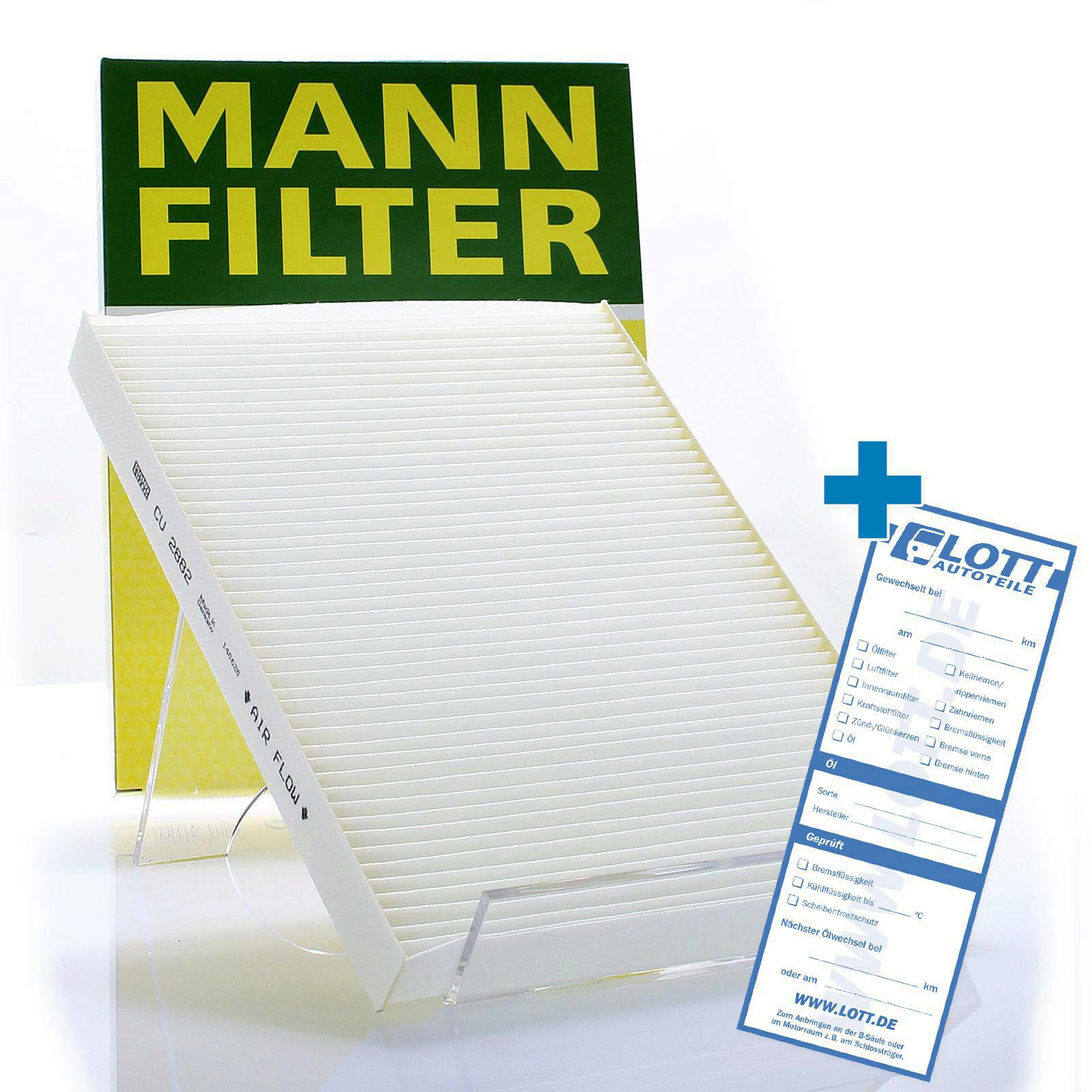 MANN-FILTER Filter, interior air