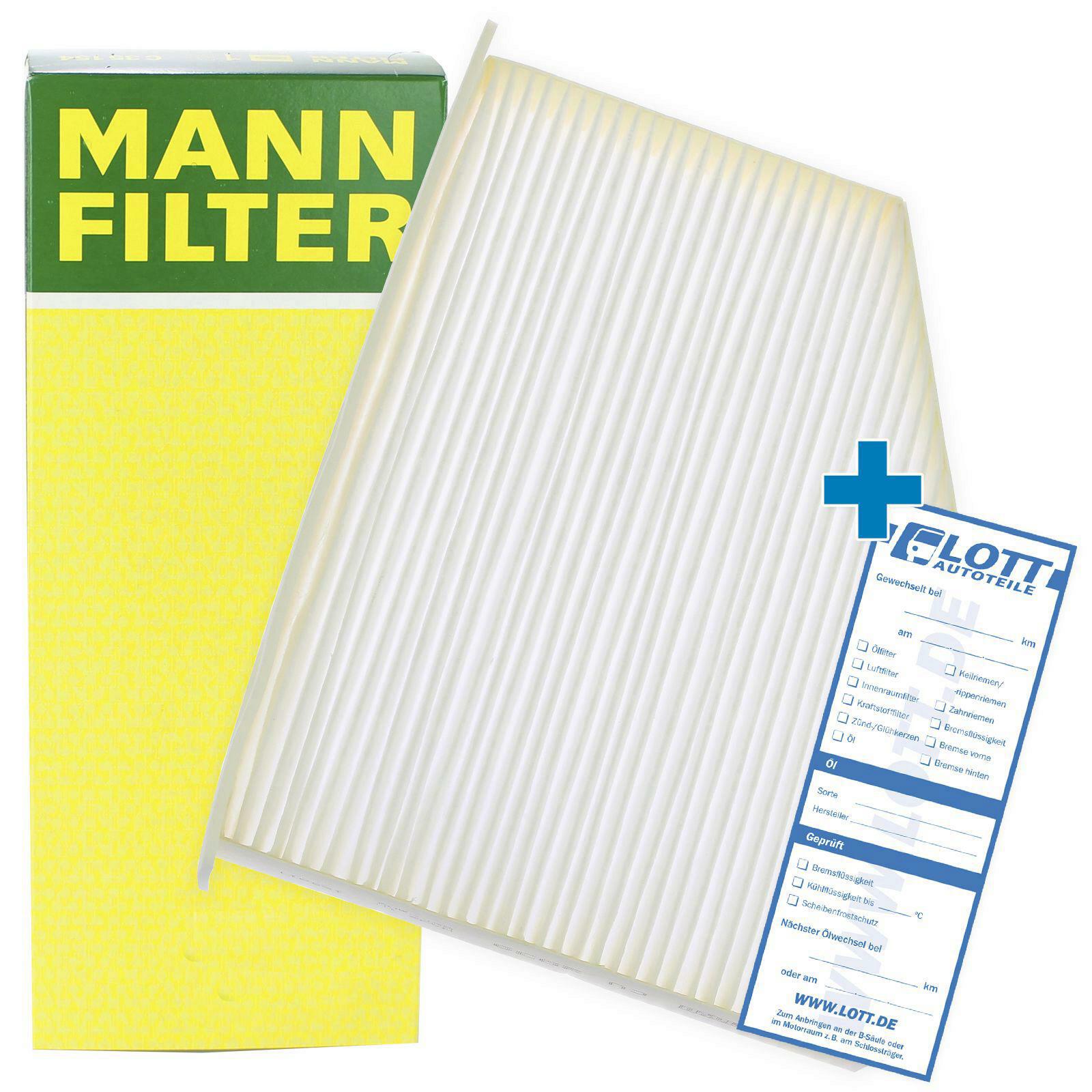 MANN-FILTER Filter, interior air