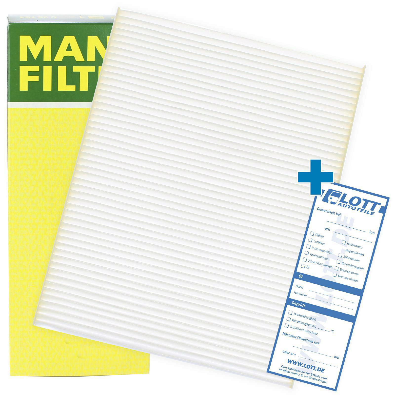 MANN-FILTER Filter, interior air
