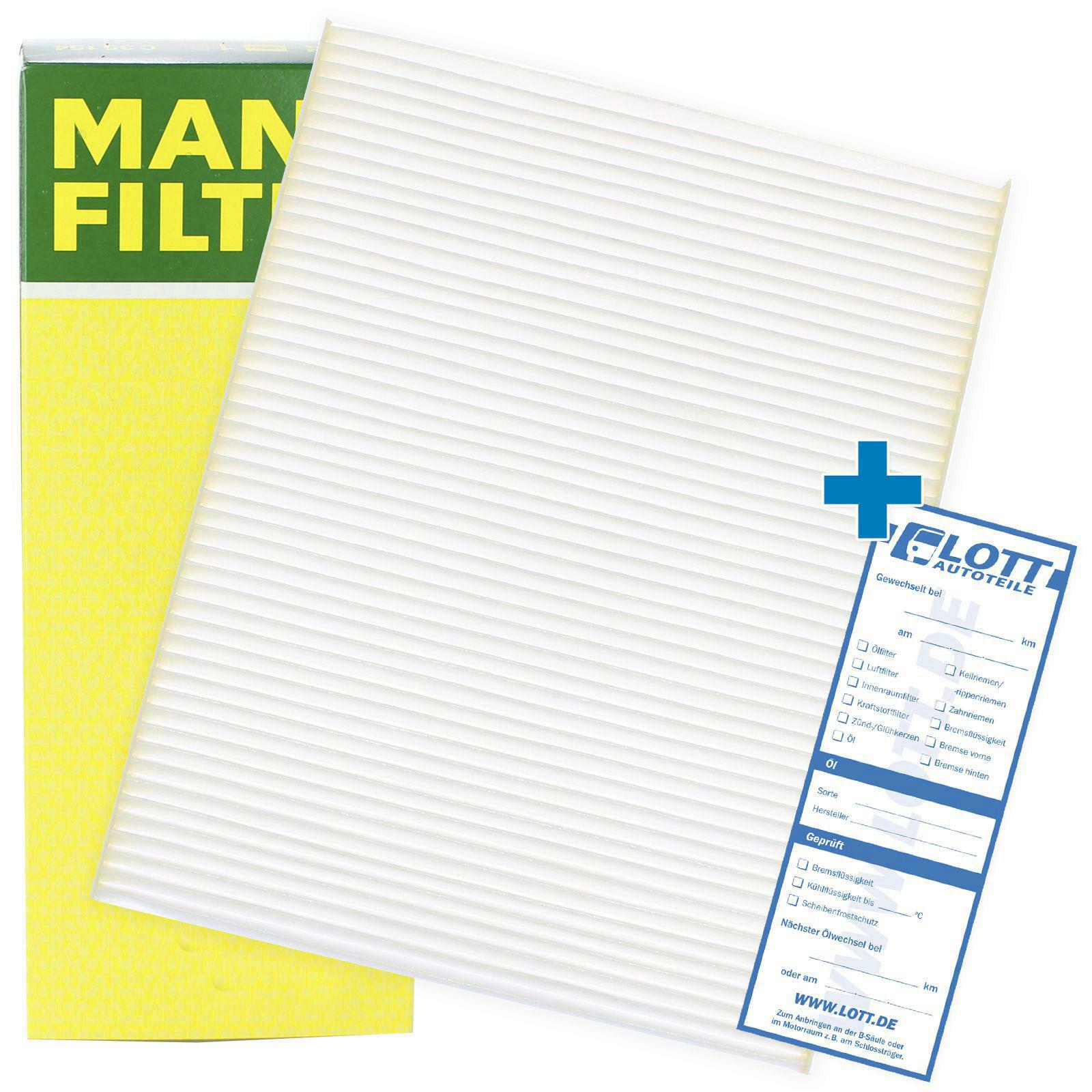 MANN-FILTER Filter, Innenraumluft