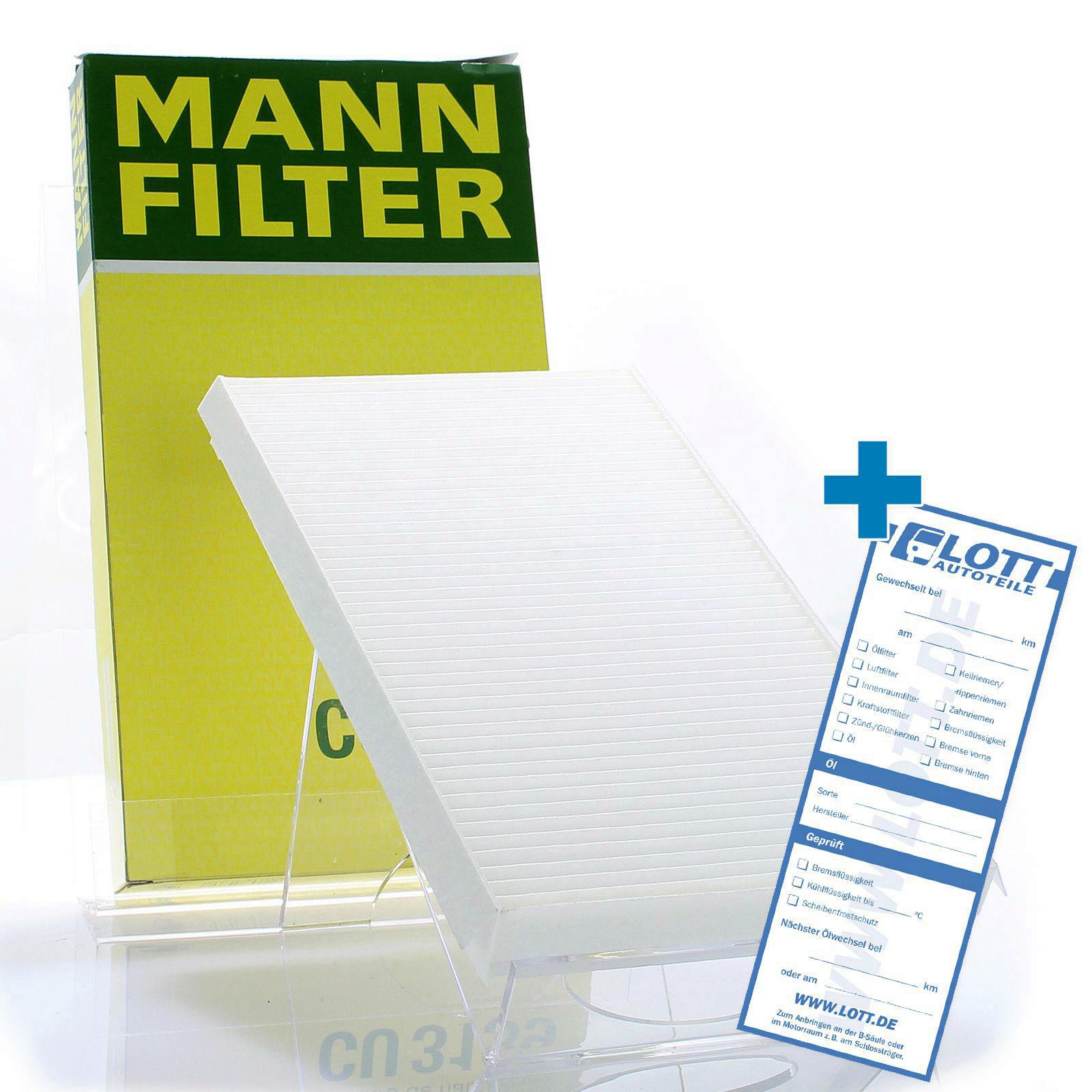 MANN-FILTER Innenraumfilter Filter Innenraumluft