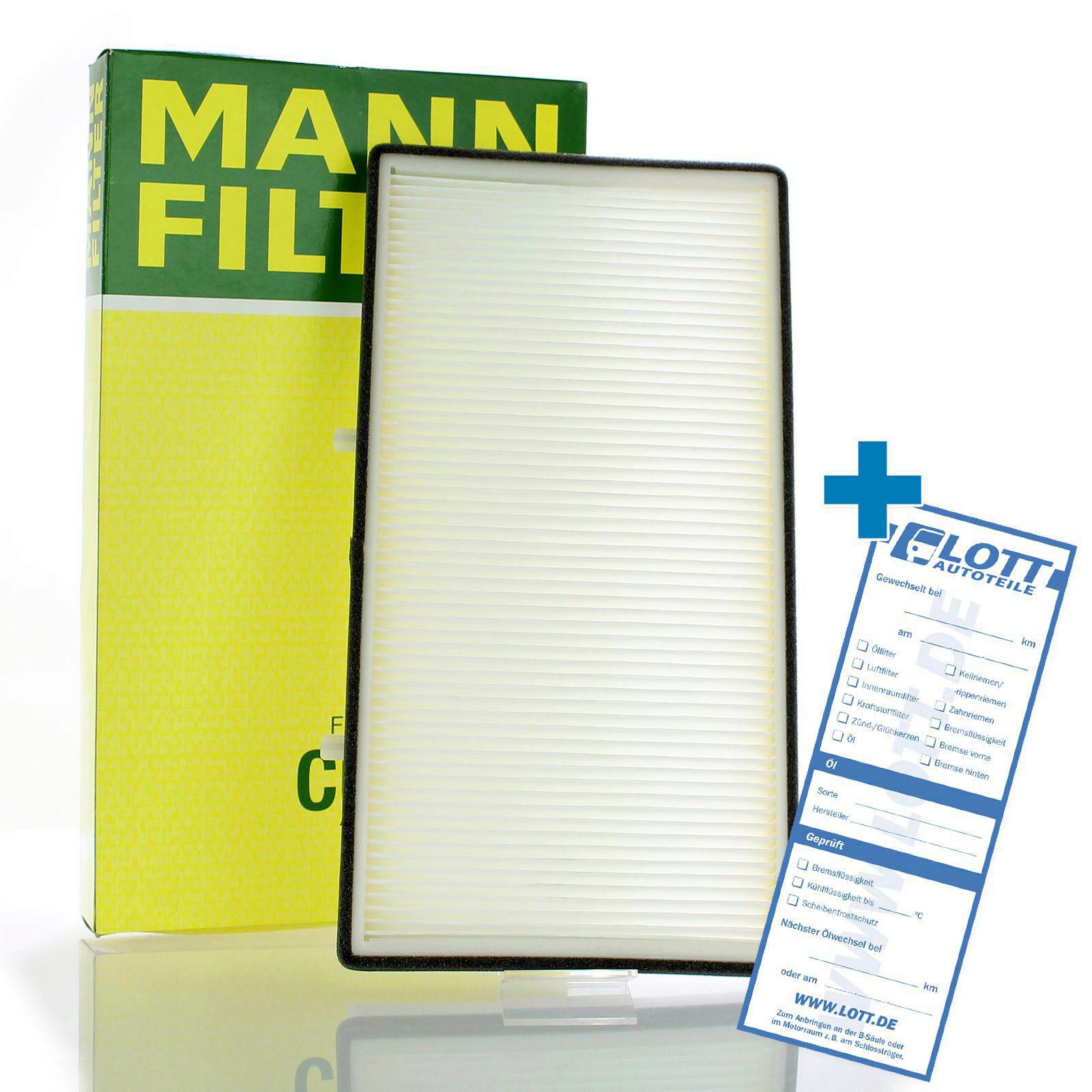 MANN-FILTER Innenraumfilter Filter Innenraumluft