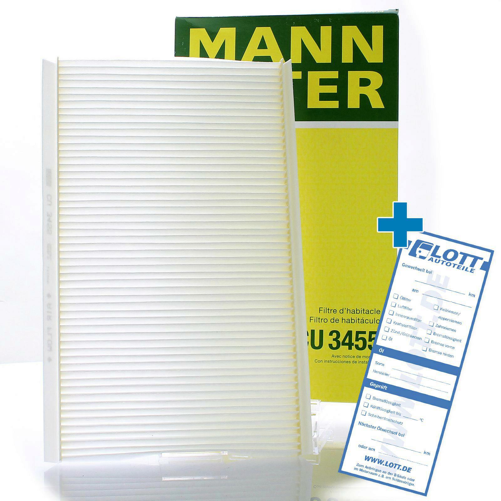 MANN-FILTER Filter, interior air