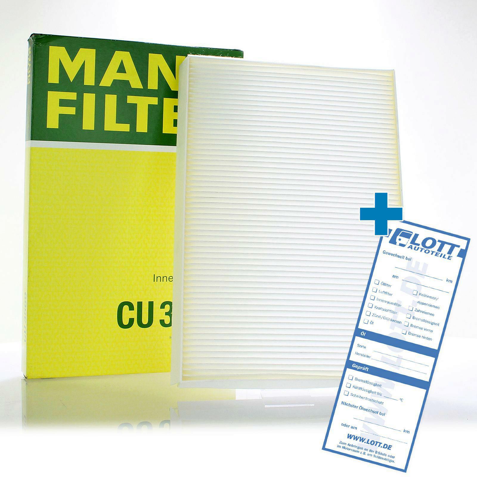 MANN-FILTER Filter, interior air