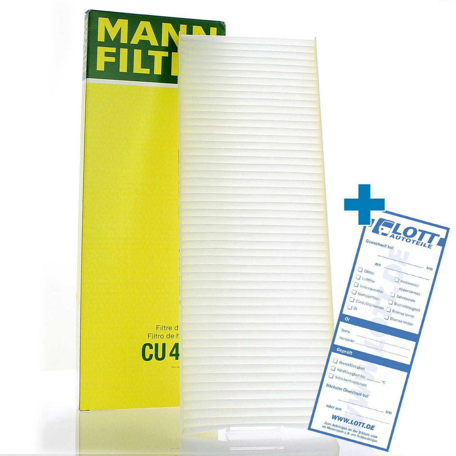 MANN-FILTER Filter, Innenraumluft