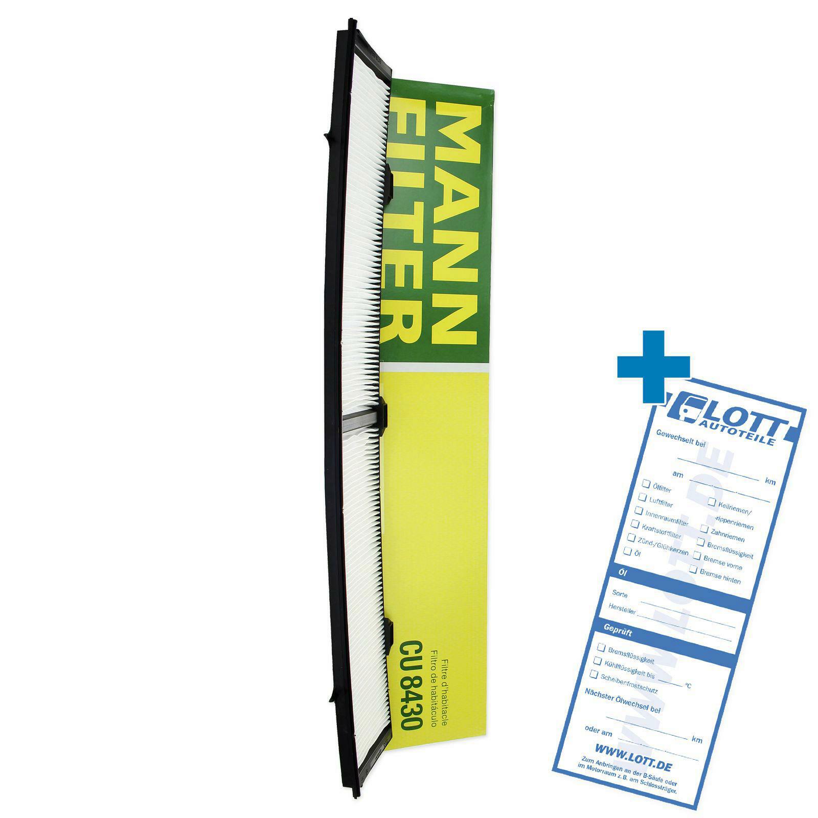 MANN-FILTER Filter, interior air