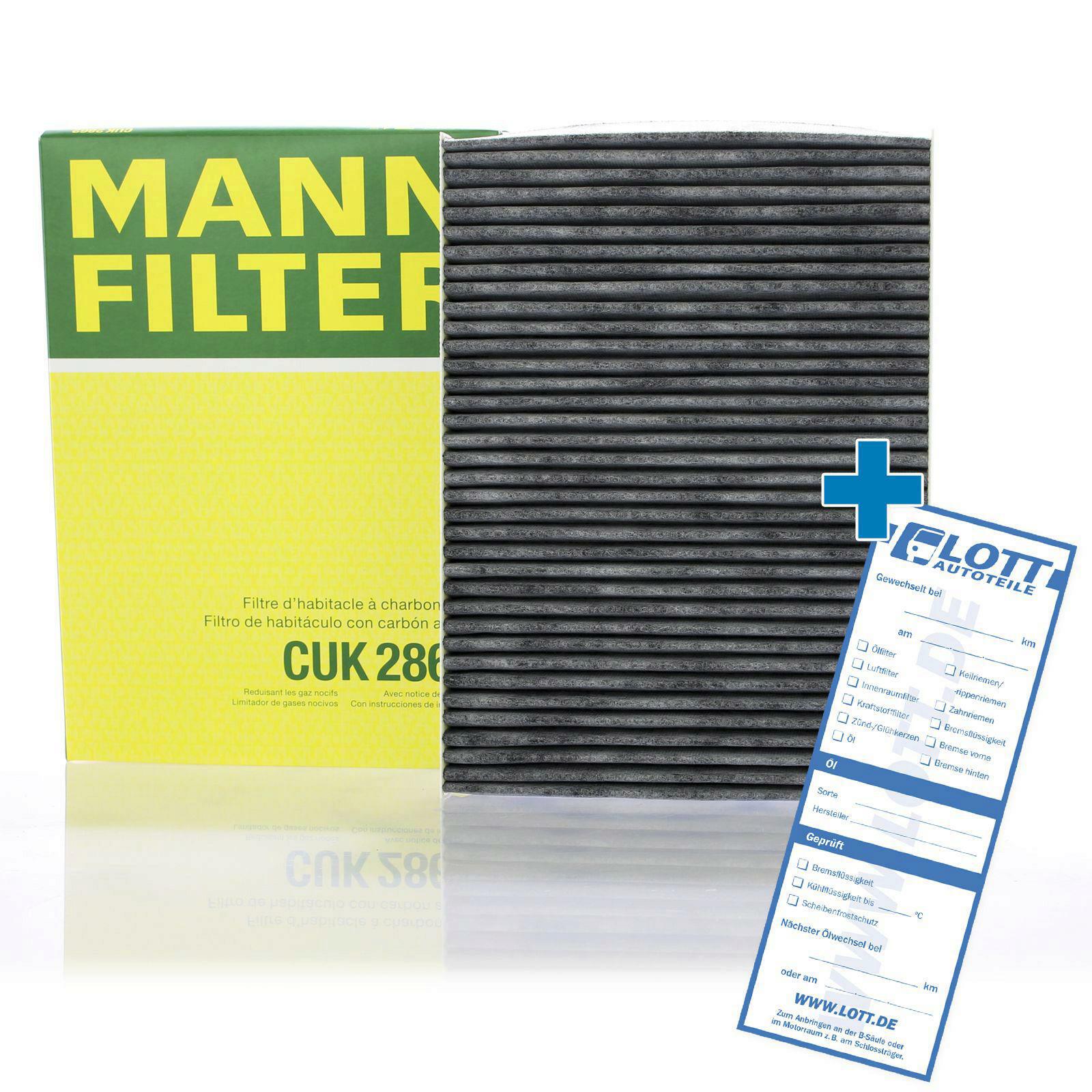 MANN-FILTER Filter, interior air adsotop