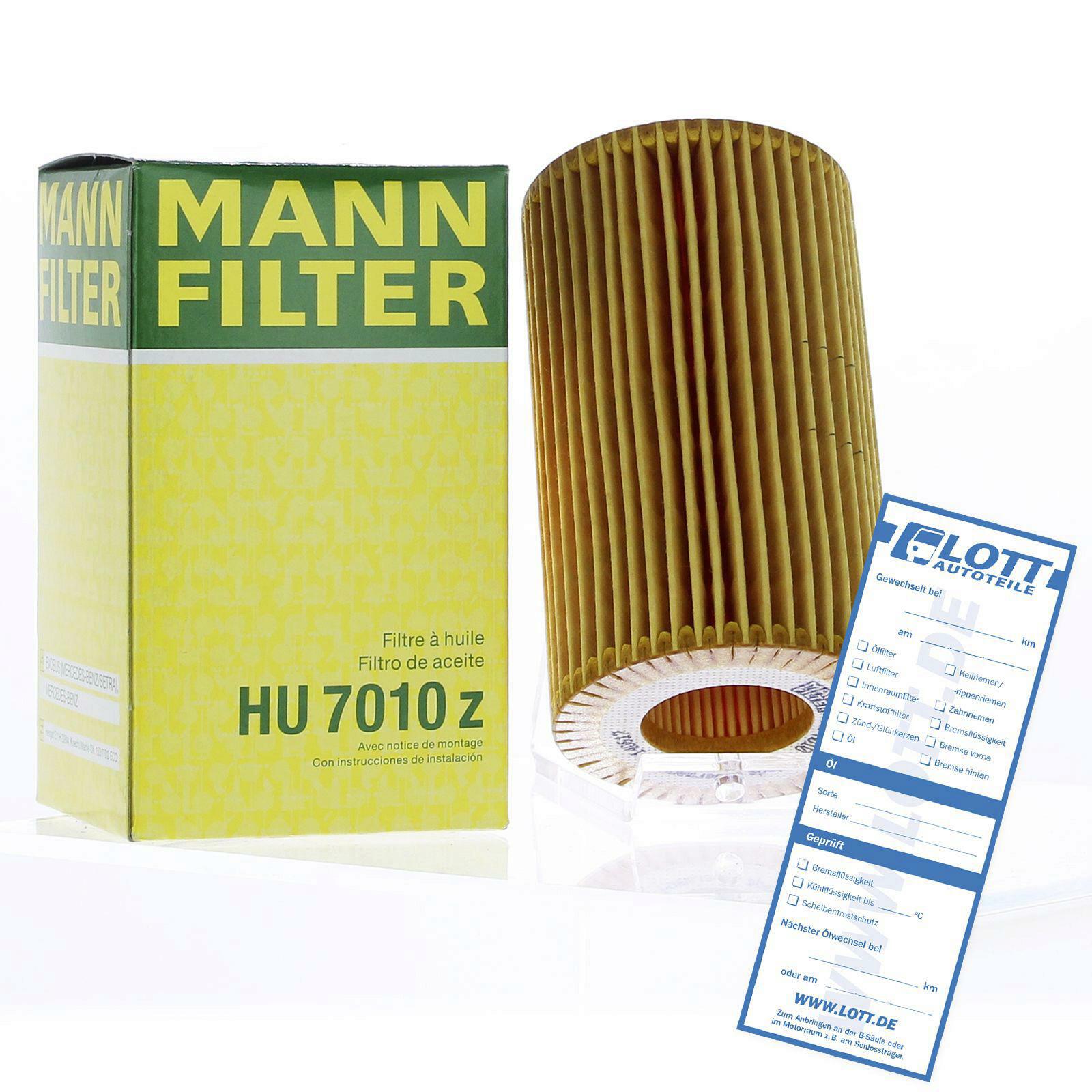 MANN-FILTER Ölfilter