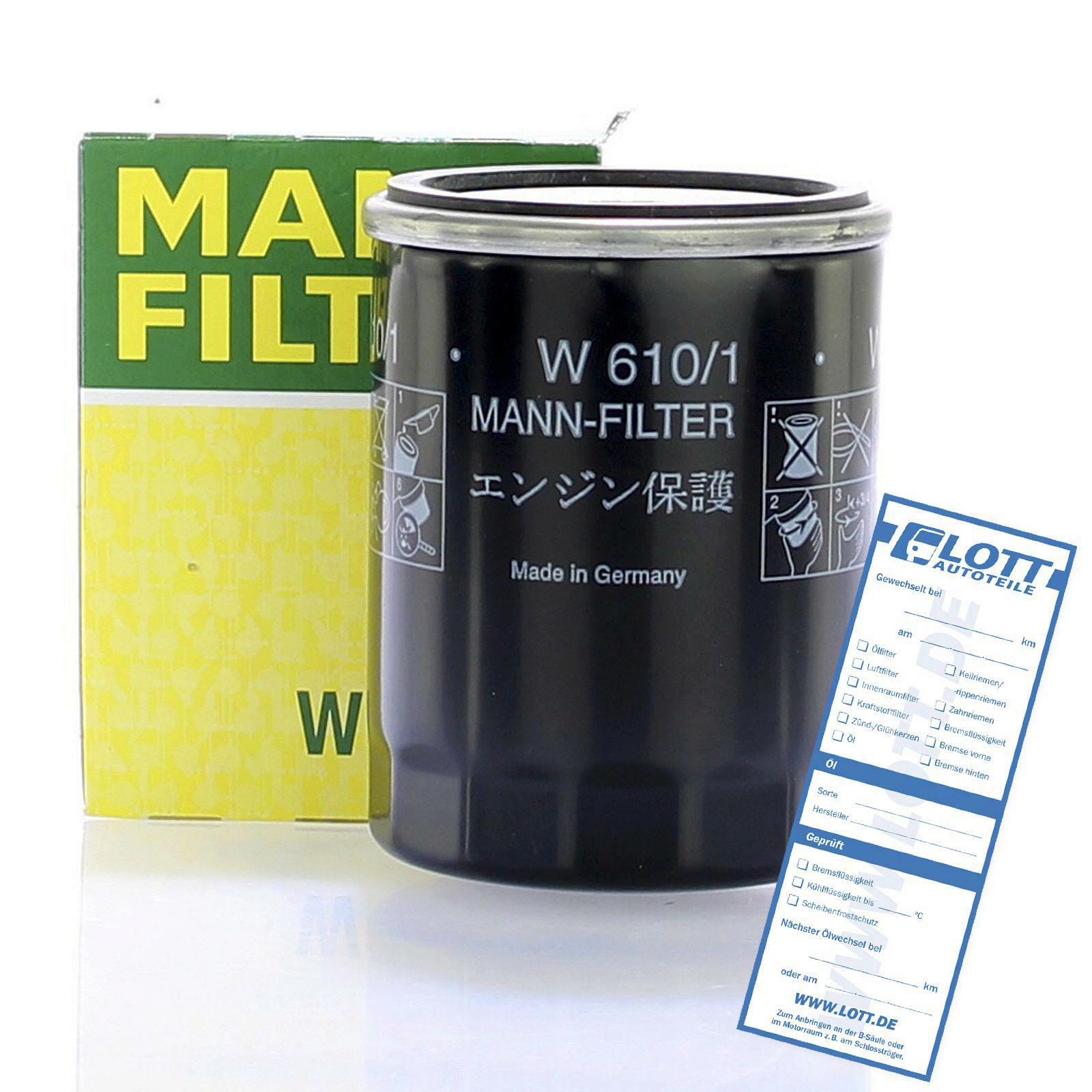 MANN-FILTER Oil Filter