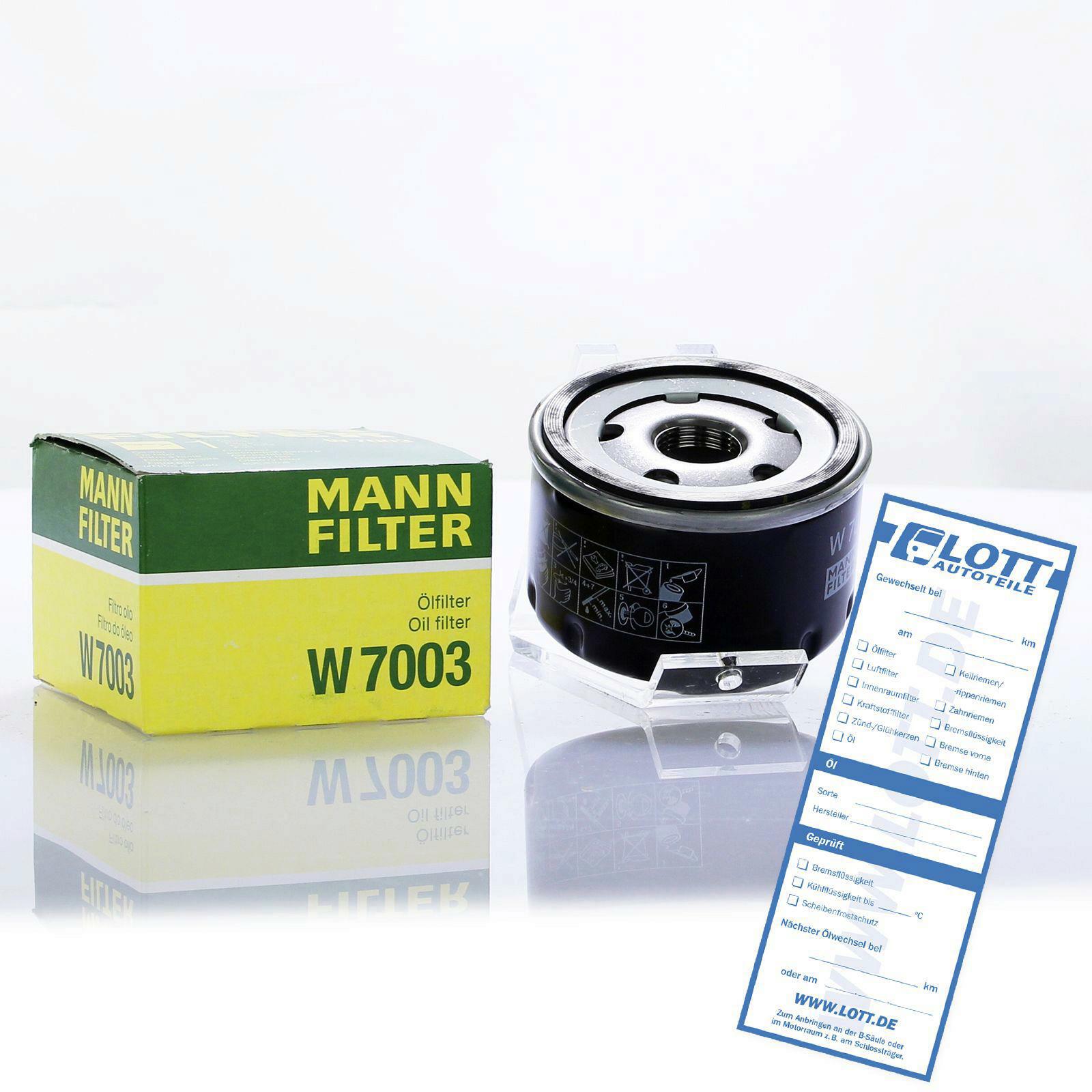 MANN-FILTER Oil Filter