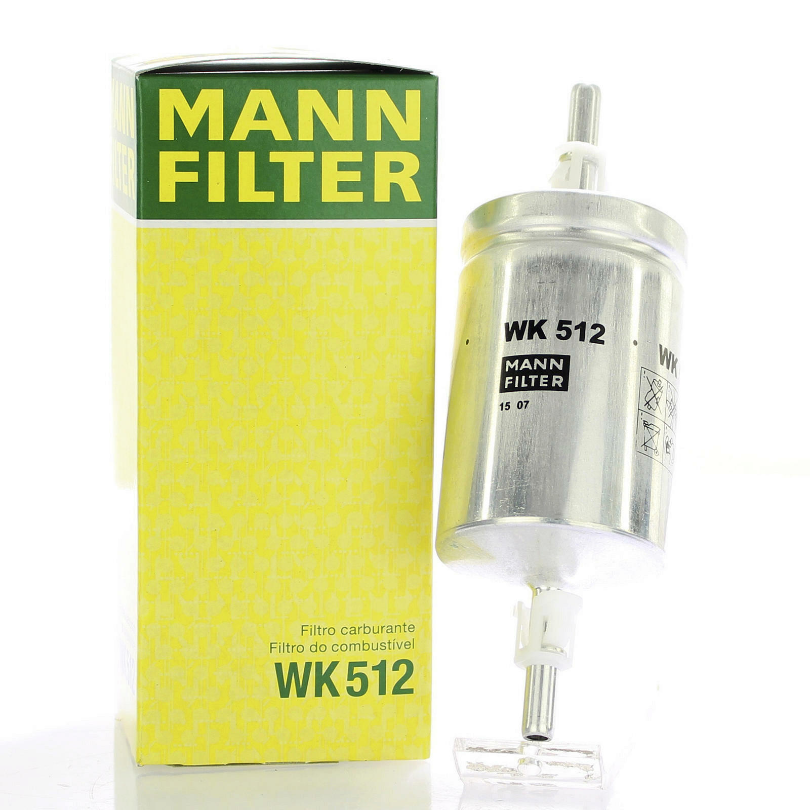 MANN-FILTER Kraftstofffilter Benzinfilter passend für Audi Fiat Opel Sea...