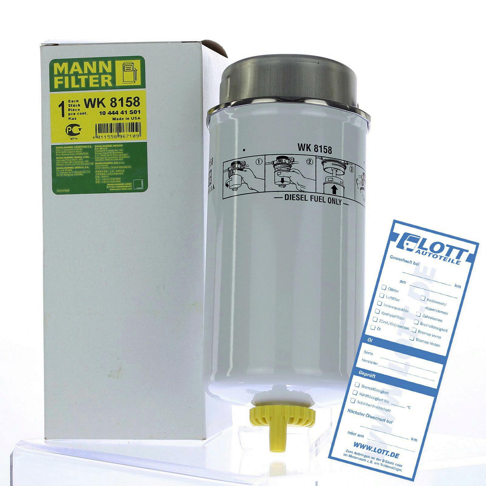 MANN-FILTER Fuel filter