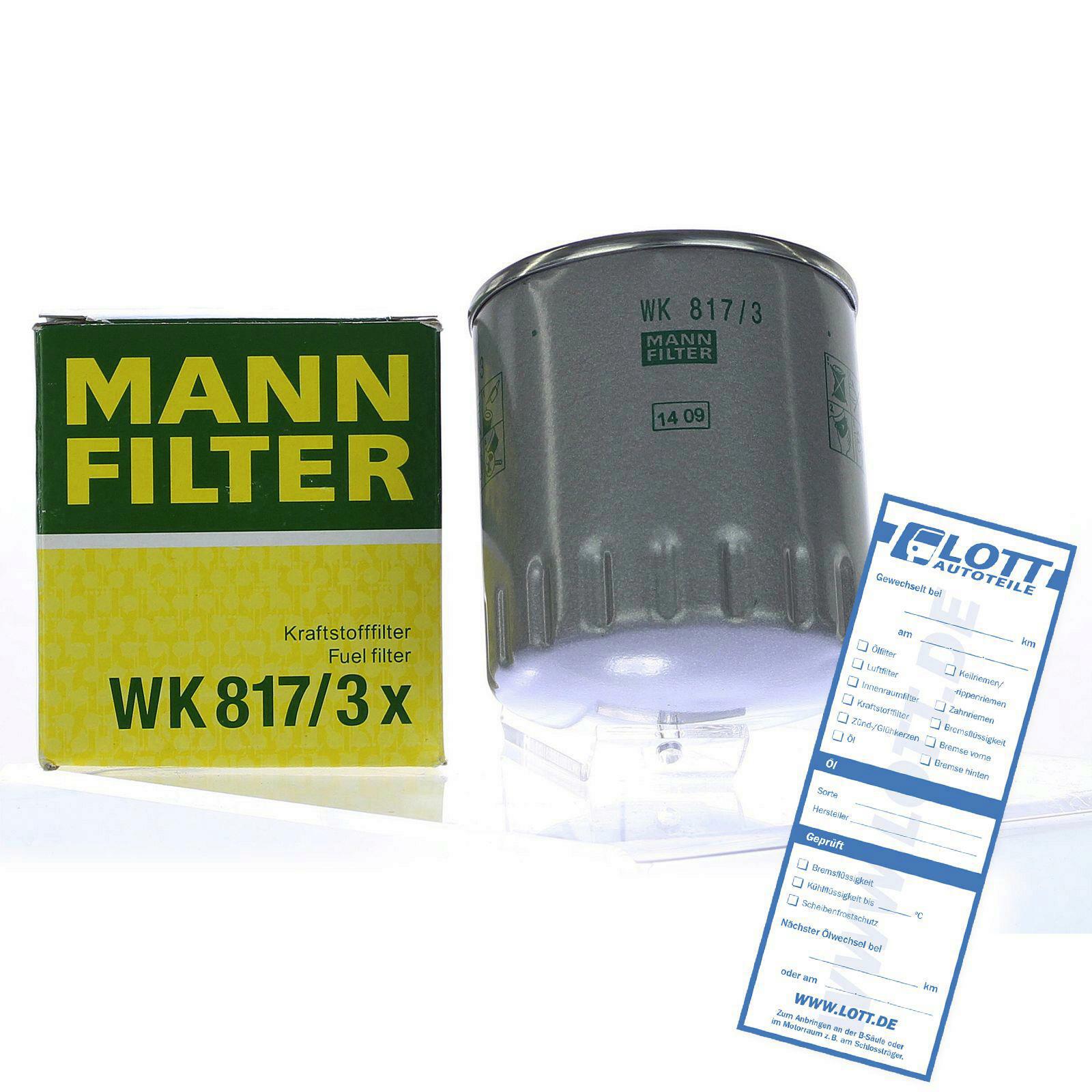 MANN-FILTER Fuel filter