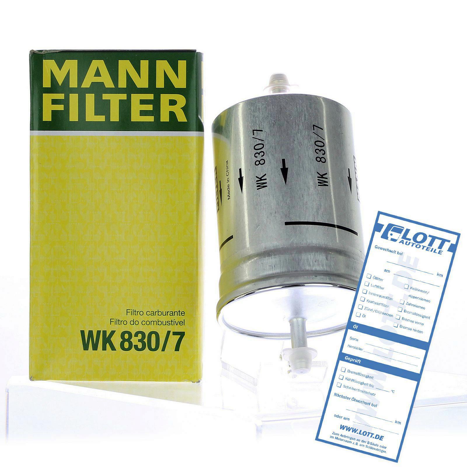 MANN-FILTER Fuel filter