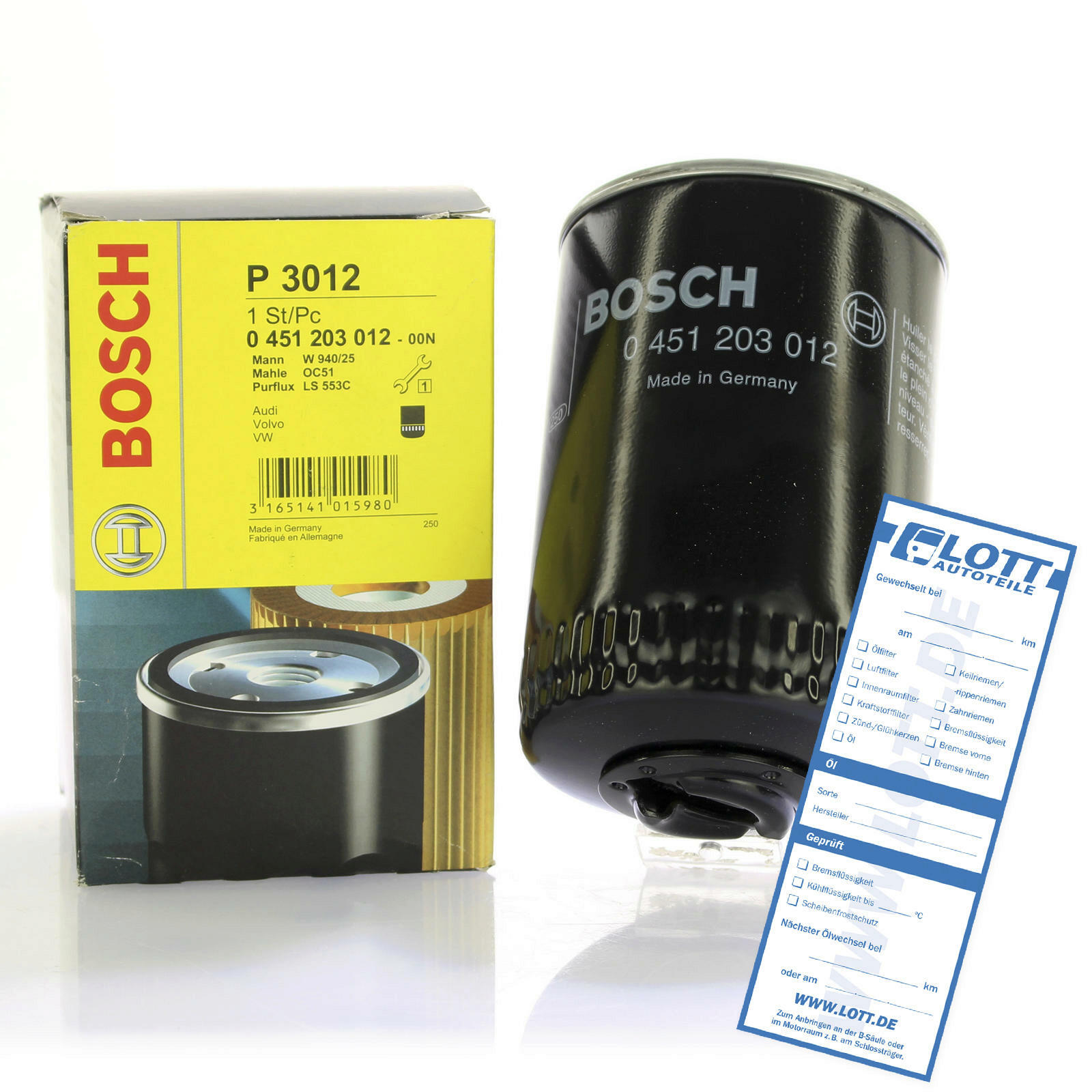 BOSCH Ölfilter