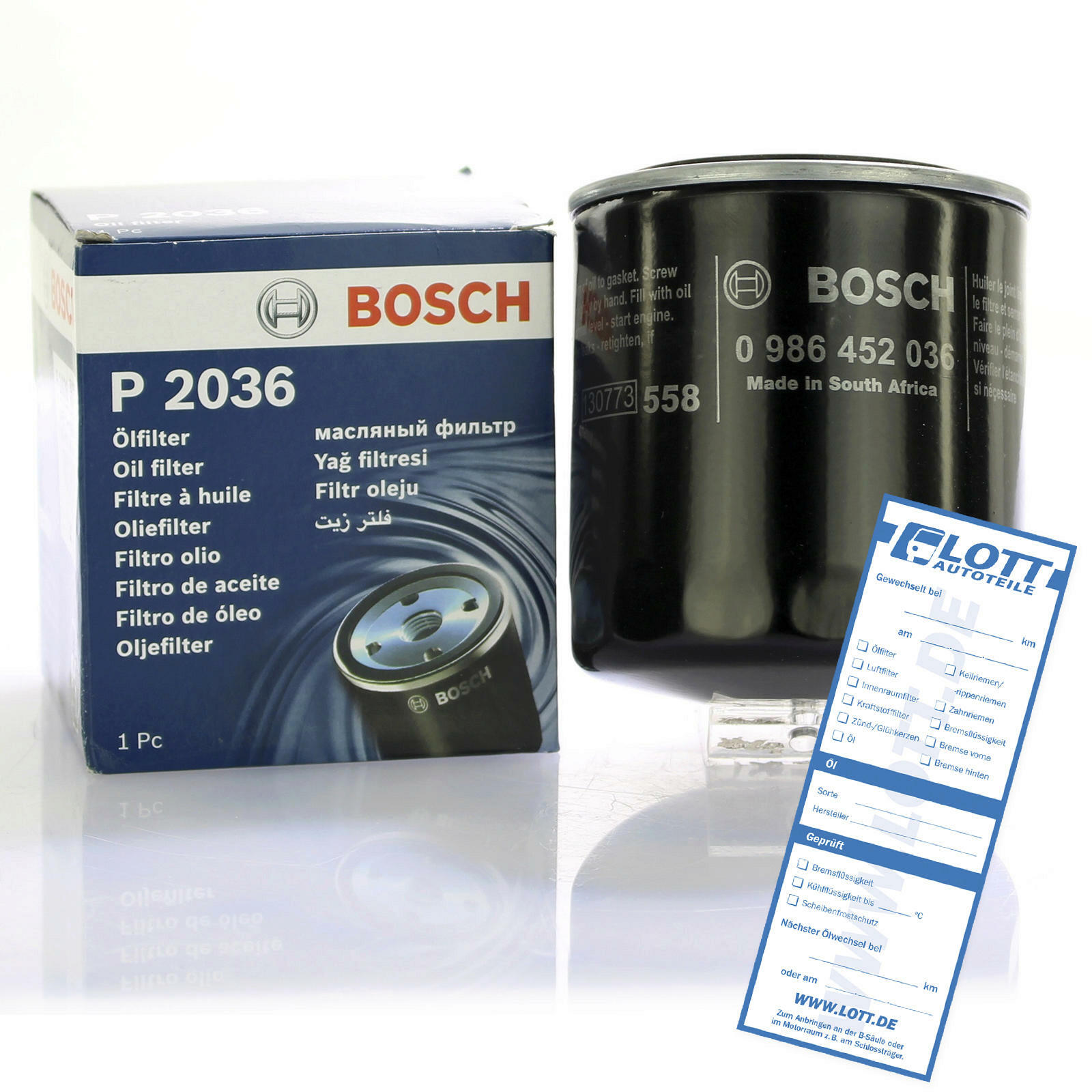 BOSCH Ölfilter