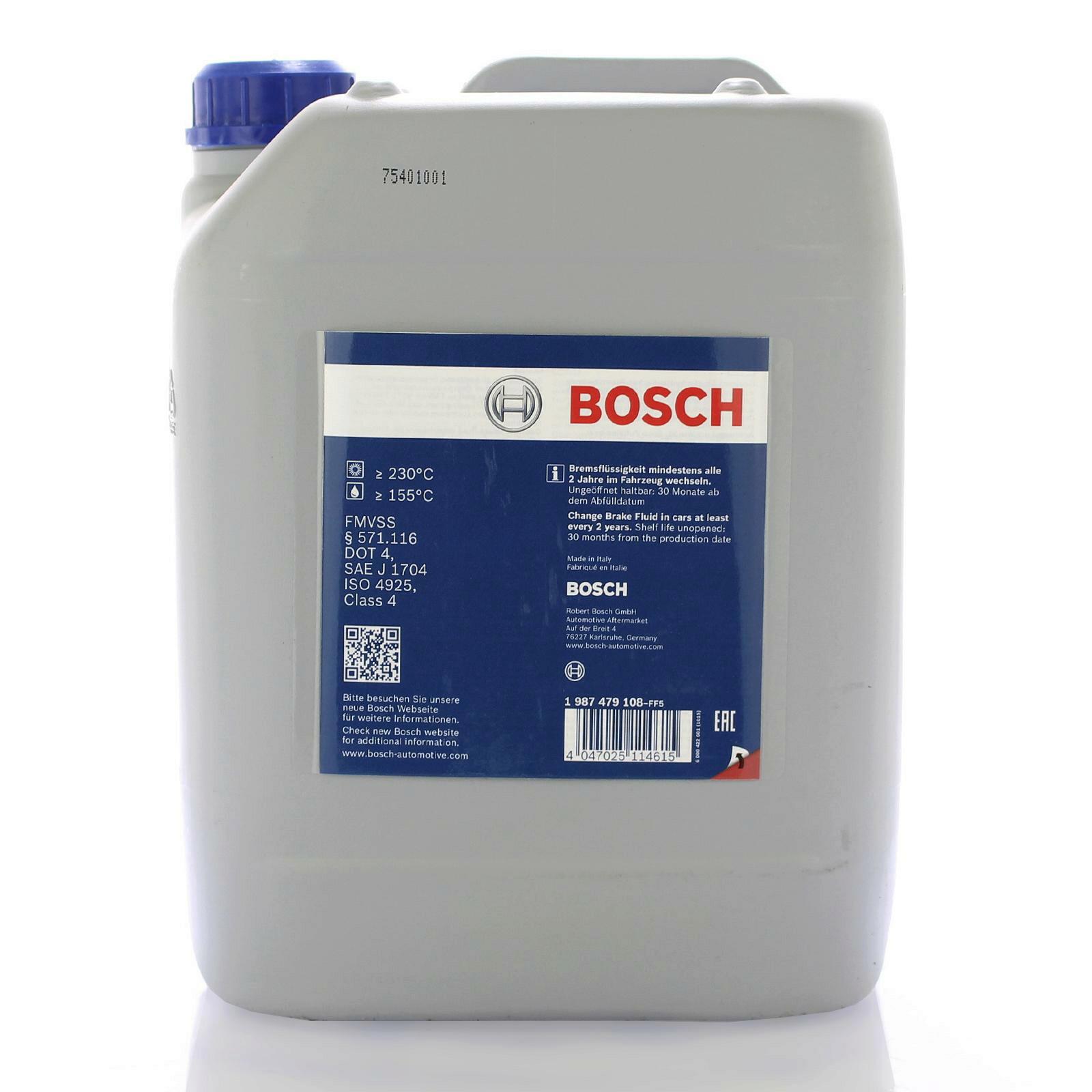 Original BOSCH Bremsflüssigkeit 5L DOT 4