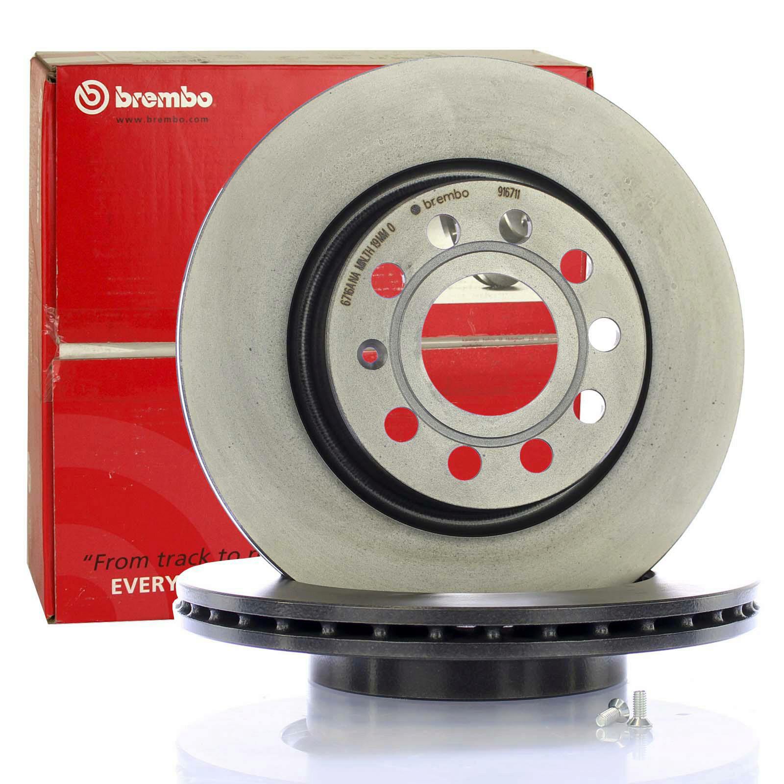 2x BREMBO Bremsscheibe COATED DISC LINE