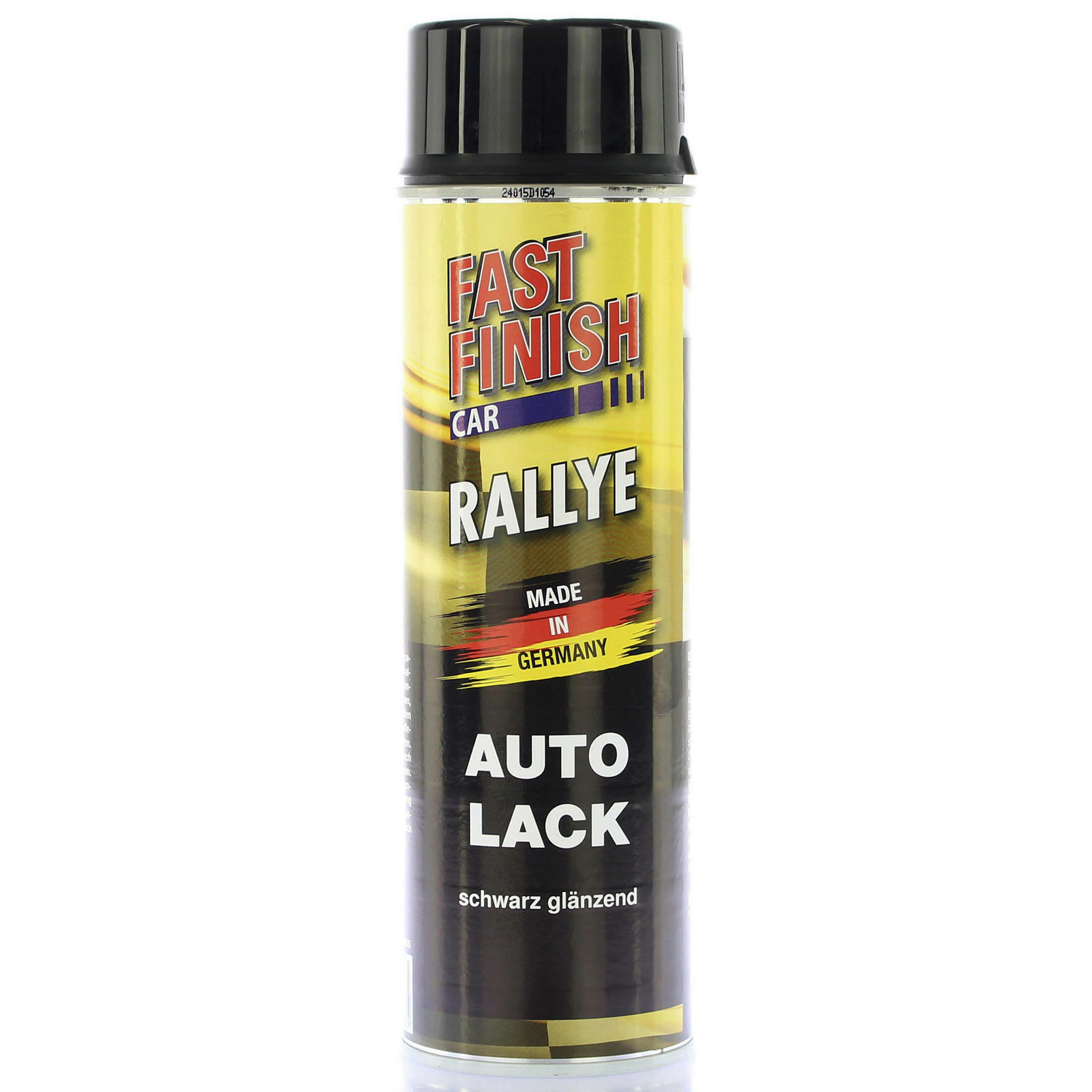 1x Fast Finish Autolack schwarz glänzend 500ml