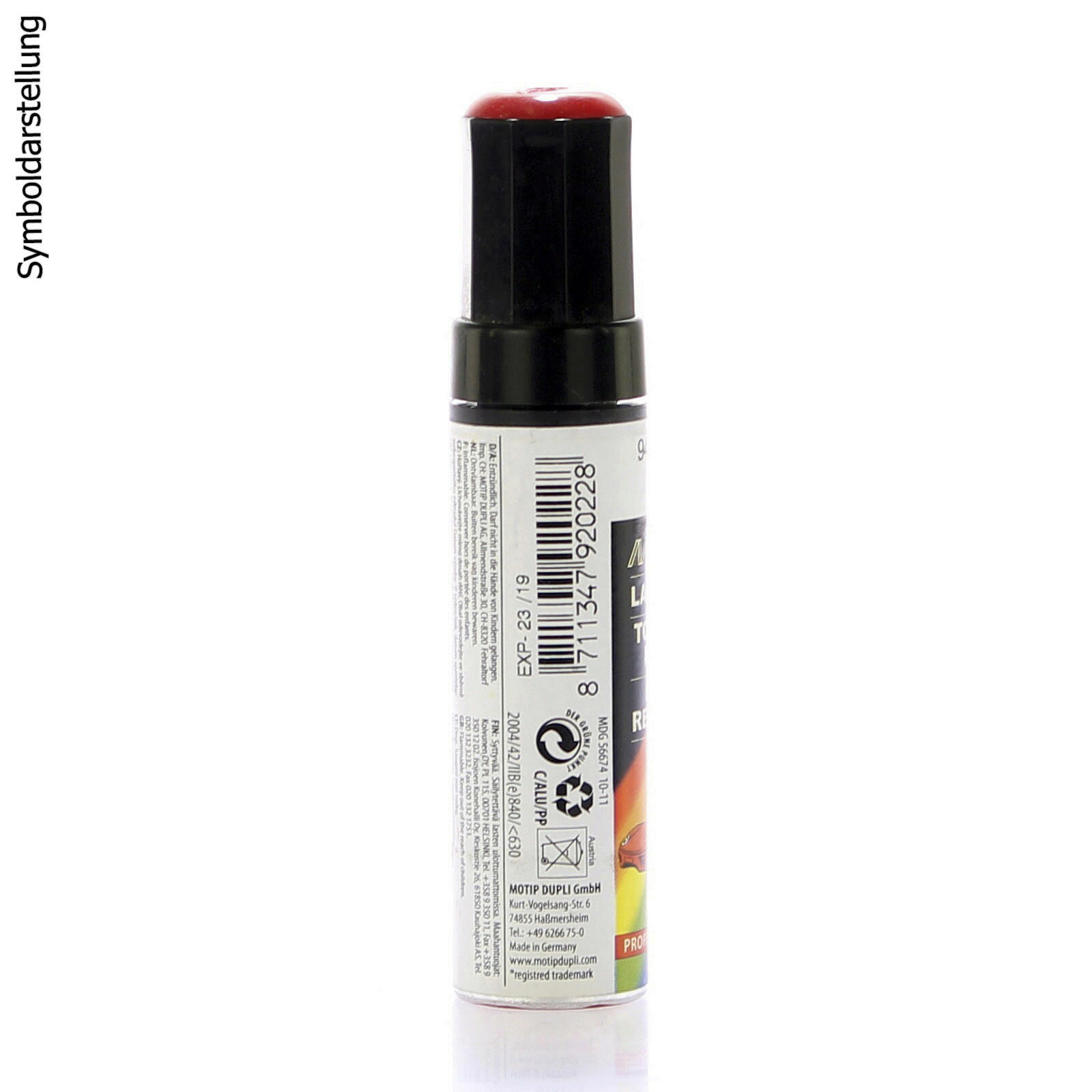 MOTIP Fahrzeug-Kombinationslack Kompakt rot glänzend 12 ml