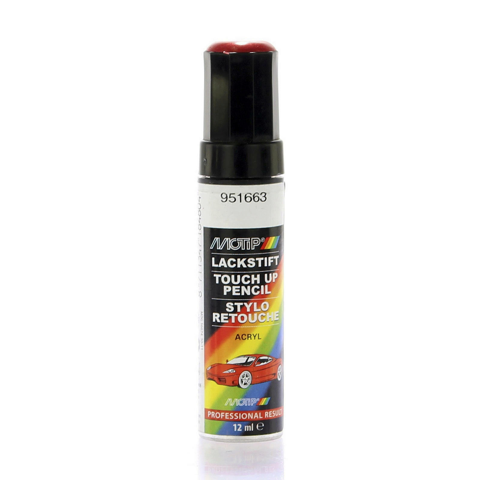 MOTIP Fahrzeug-Kombinationslack Kompakt rot metallic 12 ml