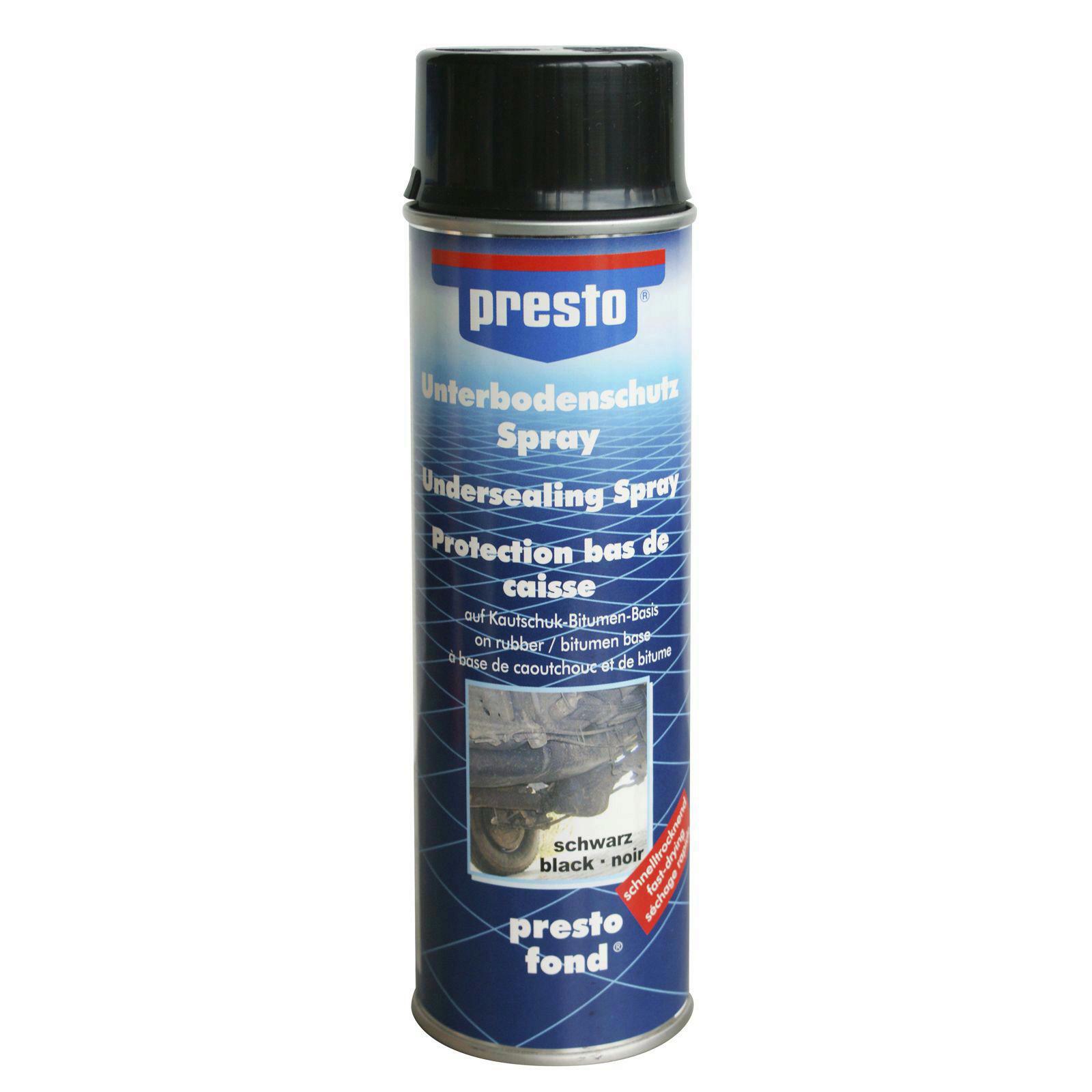 PRESTO Unterbodenschutz Bitumen schwarz 500ml