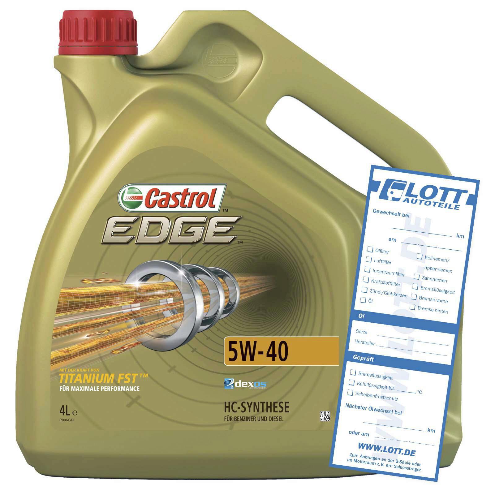 CASTROL Engine Oil EDGE TITANIUM FST 5W-40