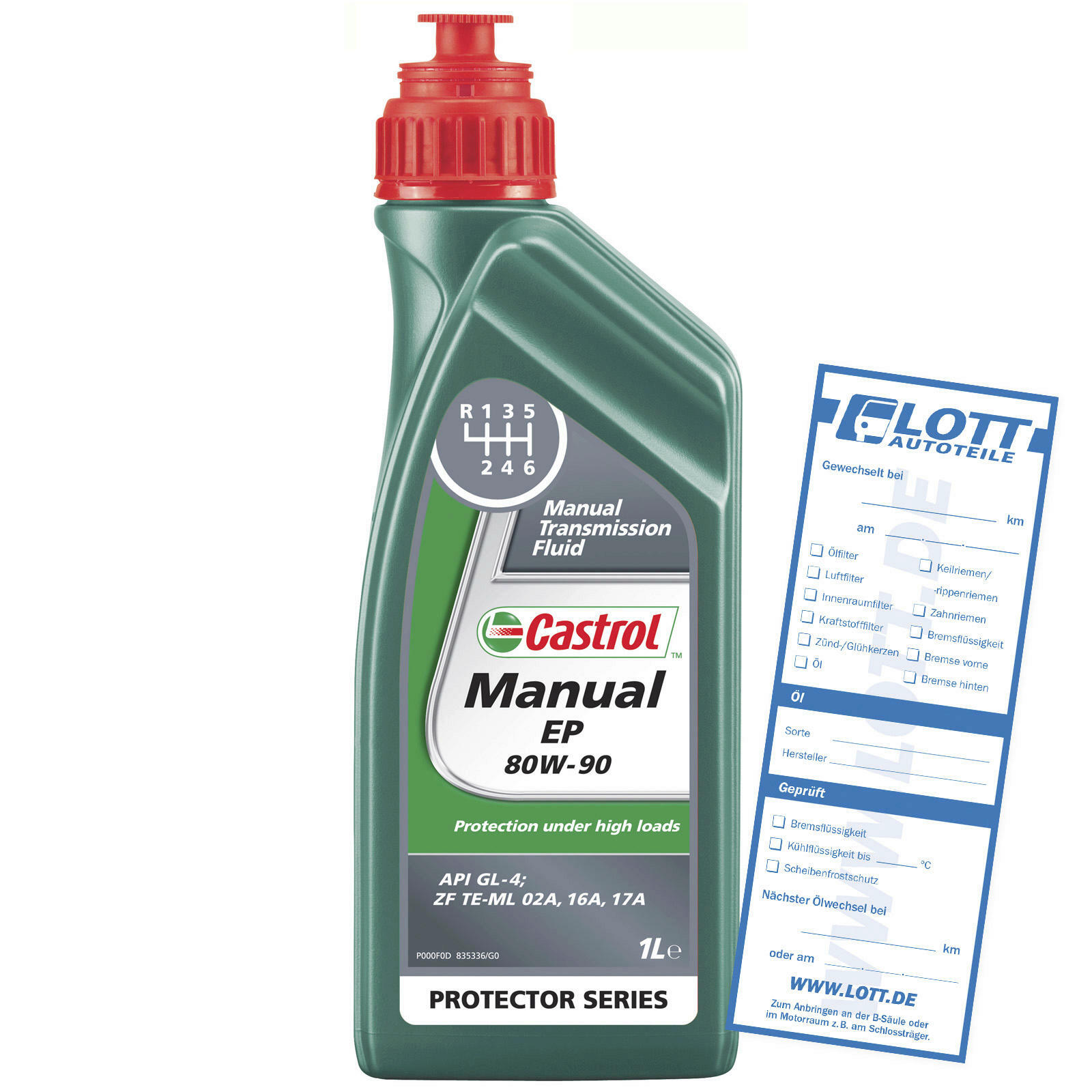 CASTROL Getriebeöladditiv MANUAL EP 80W-90 1L