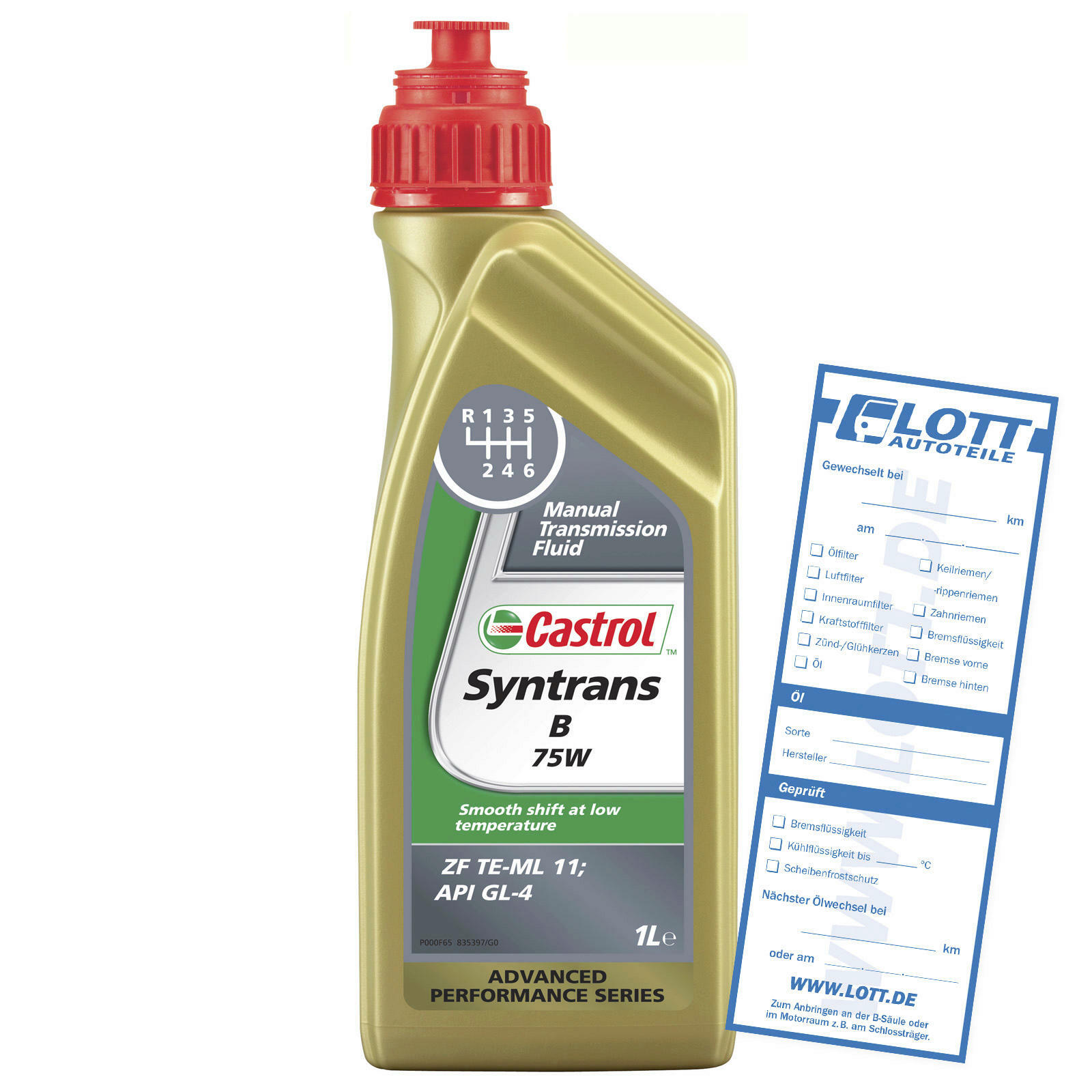 CASTROL Getriebeöladditiv SYNTRANS B 75W 1L