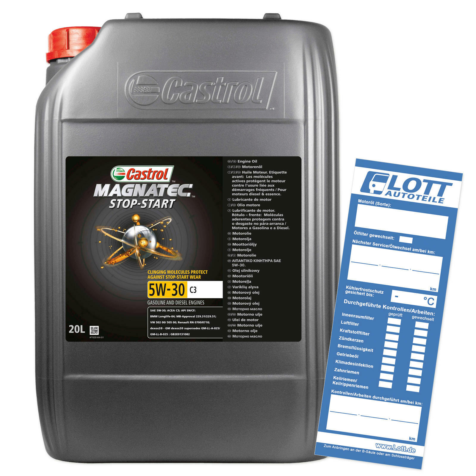 20L CASTROL Motoröl MAGNATEC STOP-START 5W-30 C3