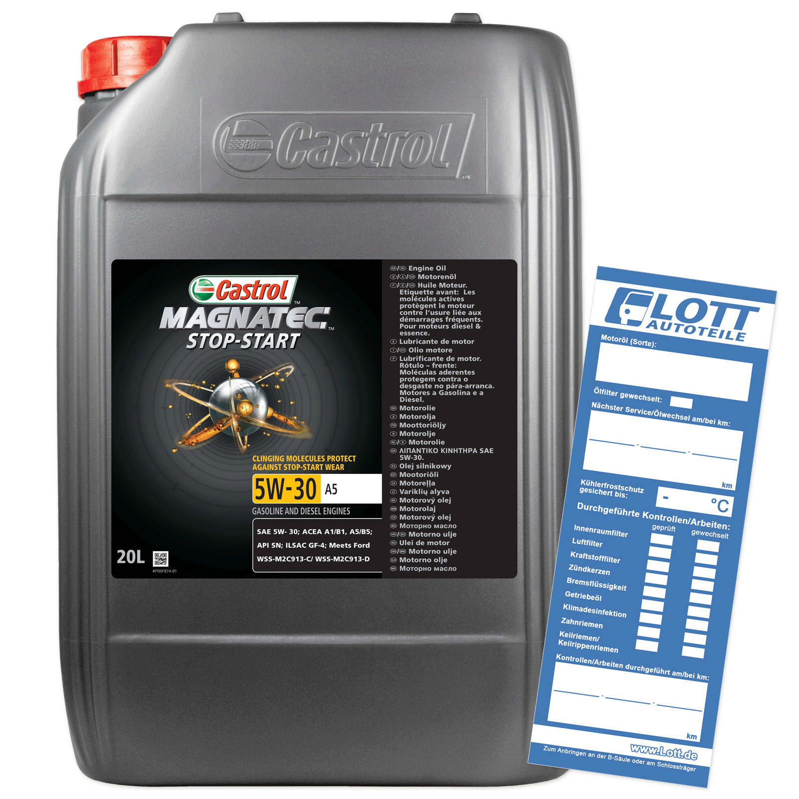 CASTROL Engine Oil MAGNATEC STOP-START 5W-30 A5